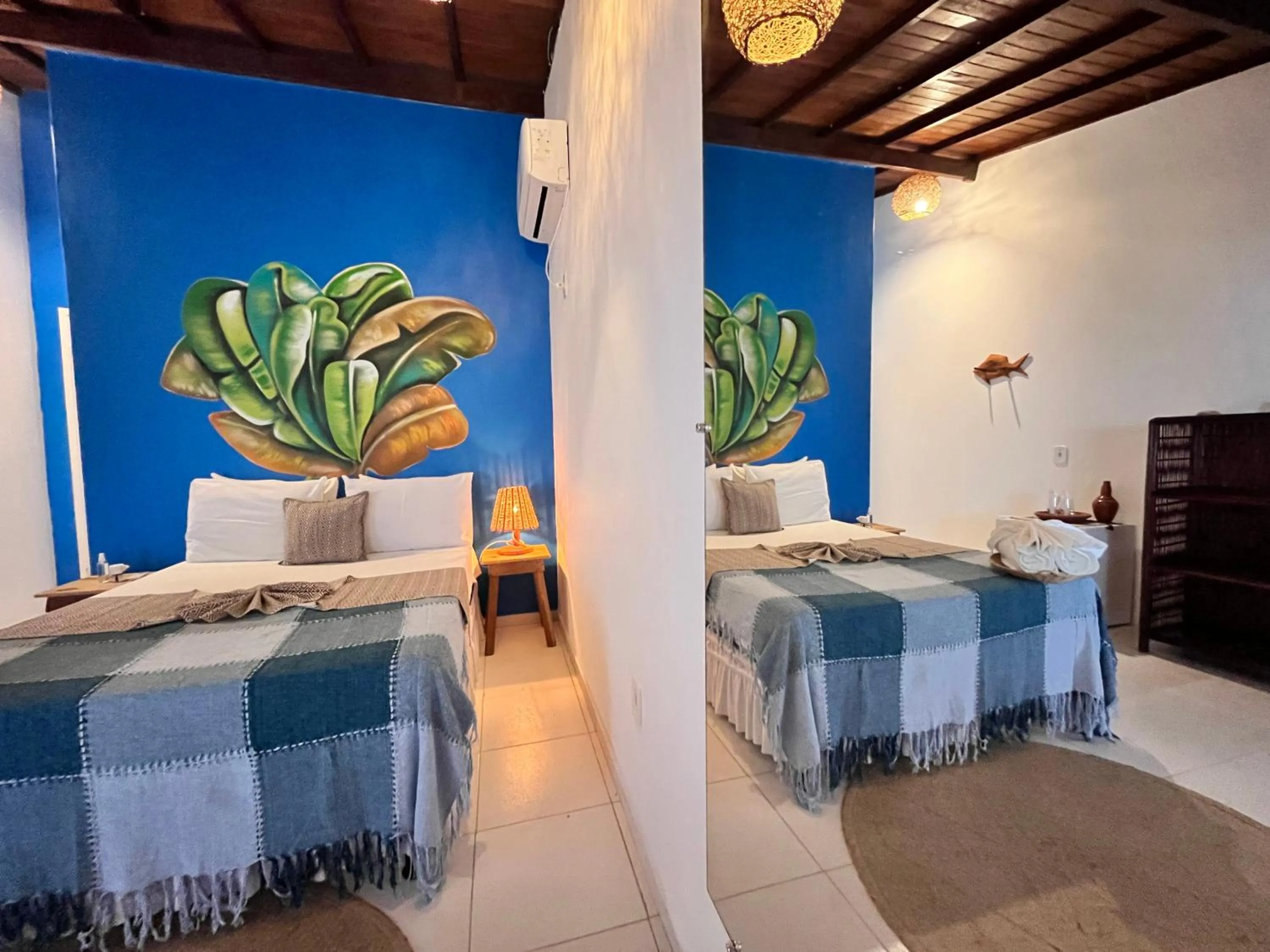 Bed in Pousada Nascente do Sol