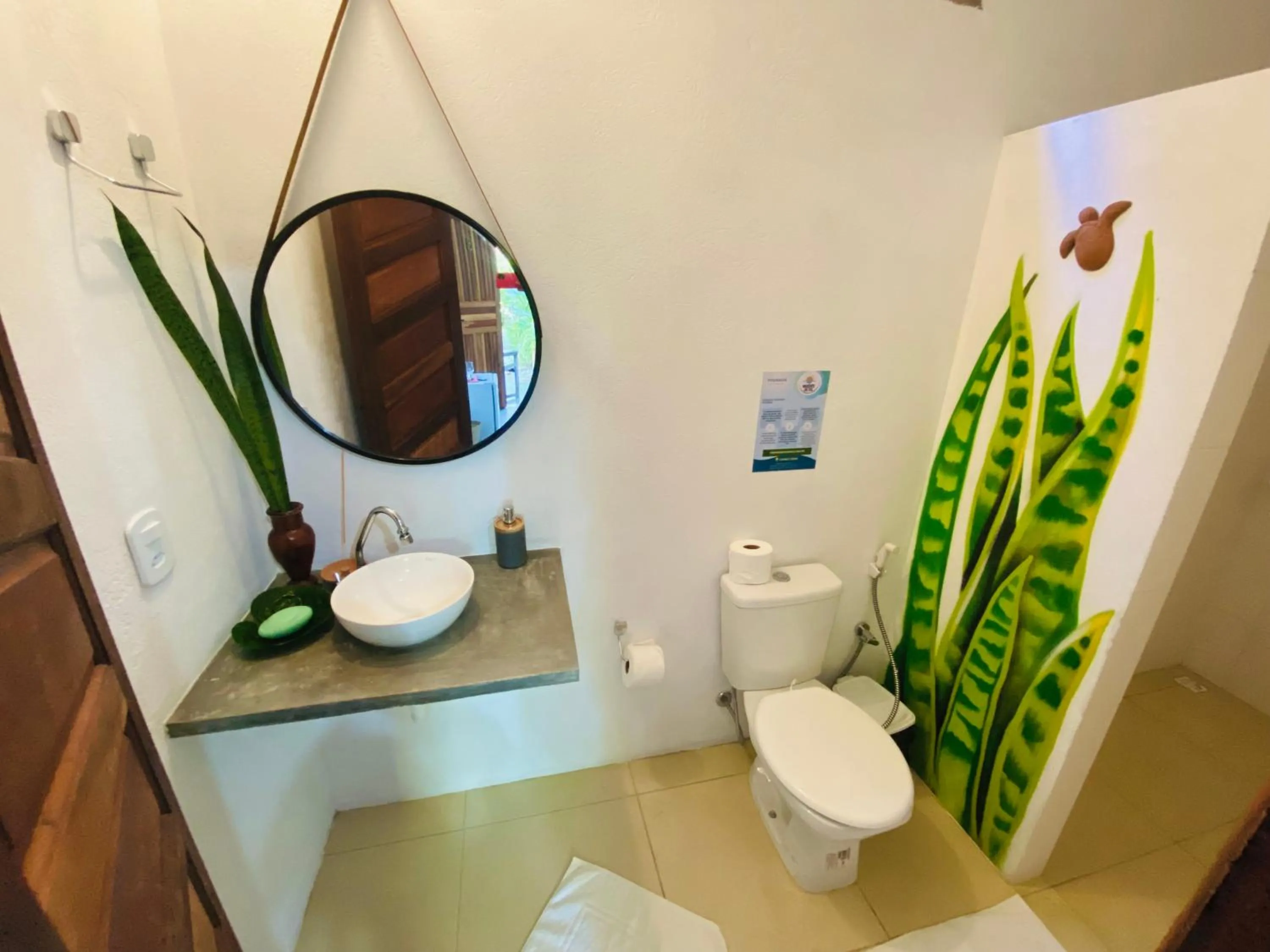 Bathroom in Pousada Nascente do Sol