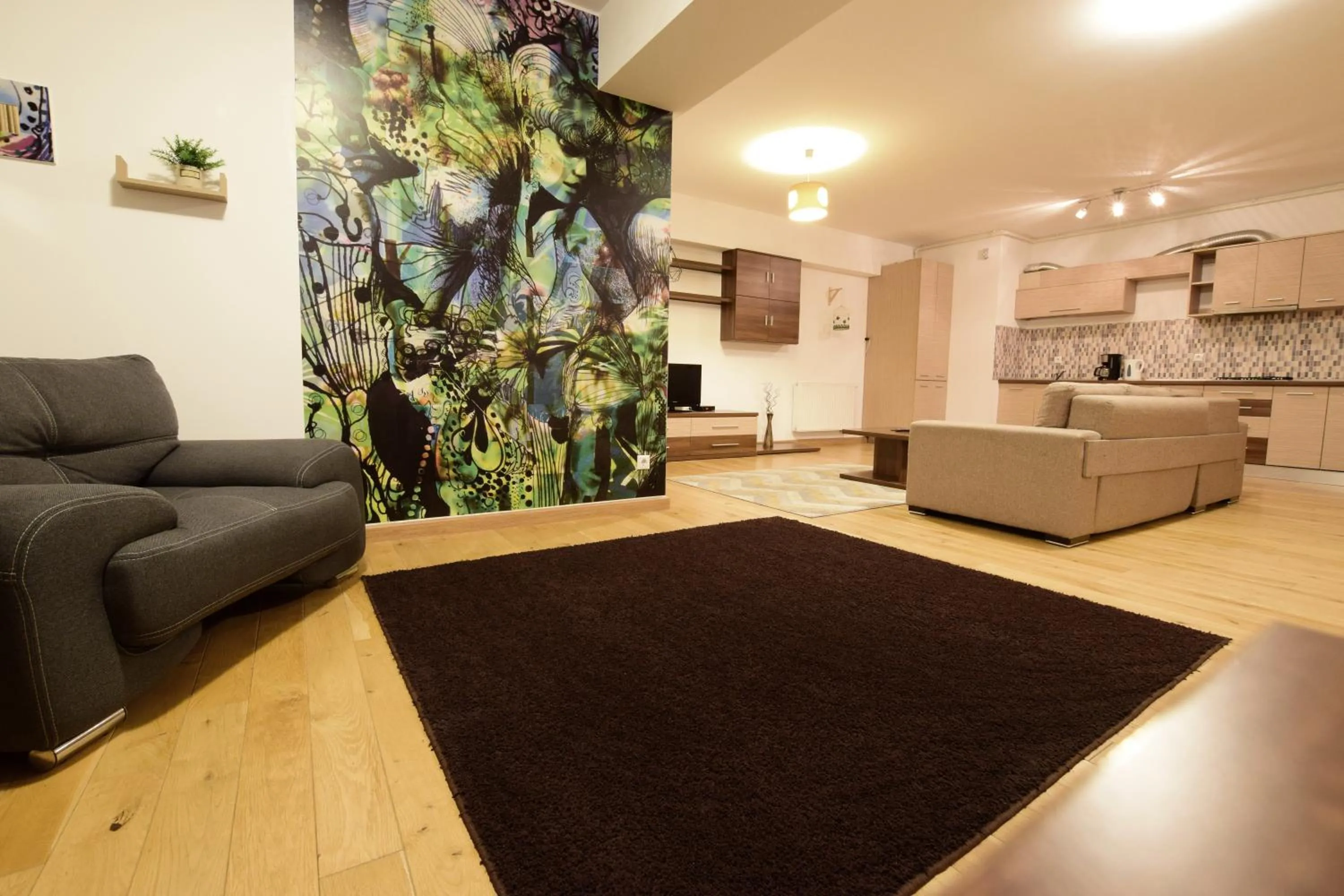 Seating area in Upground Residence Apartments