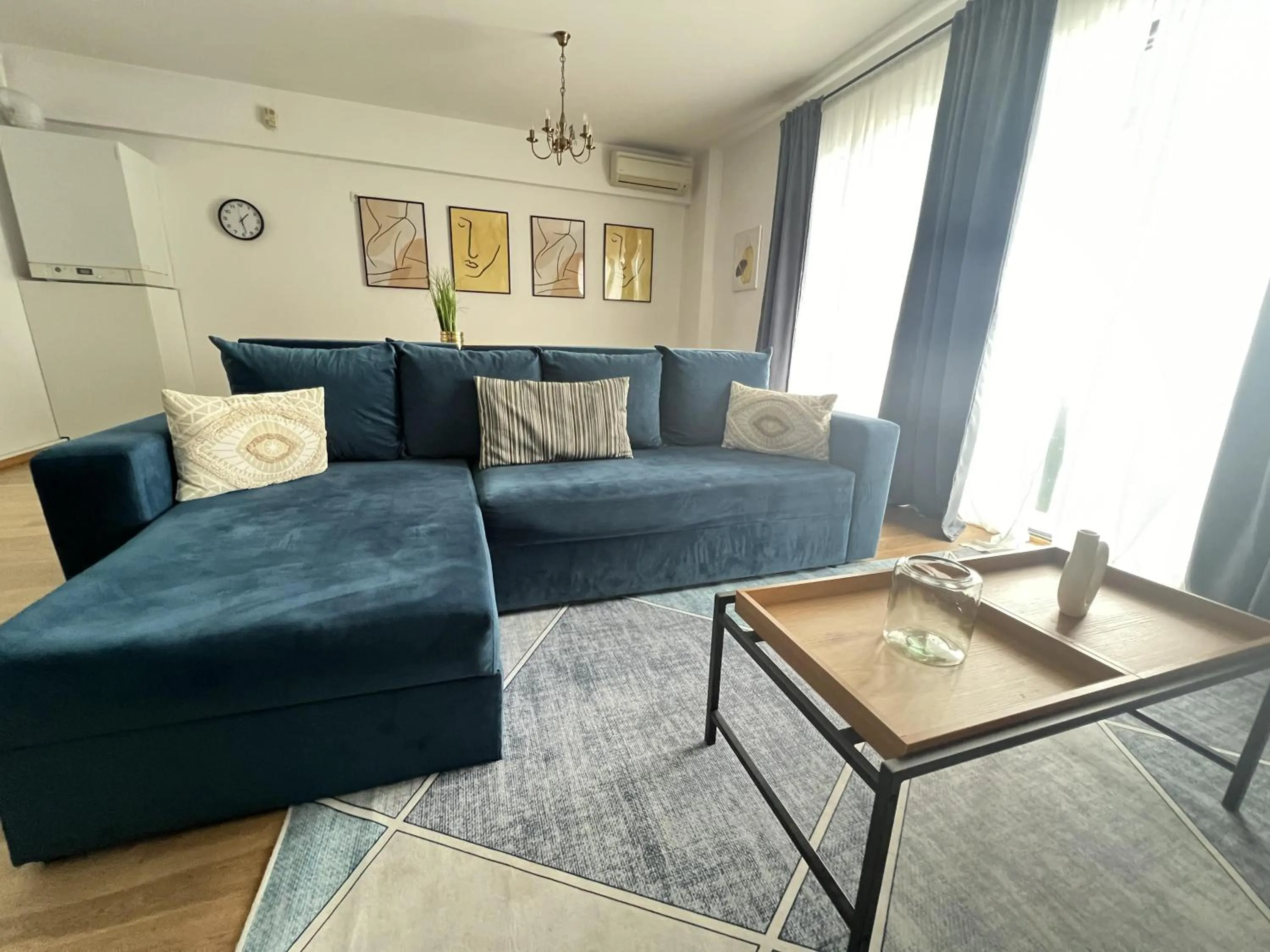 Living room in Upground Residence Apartments