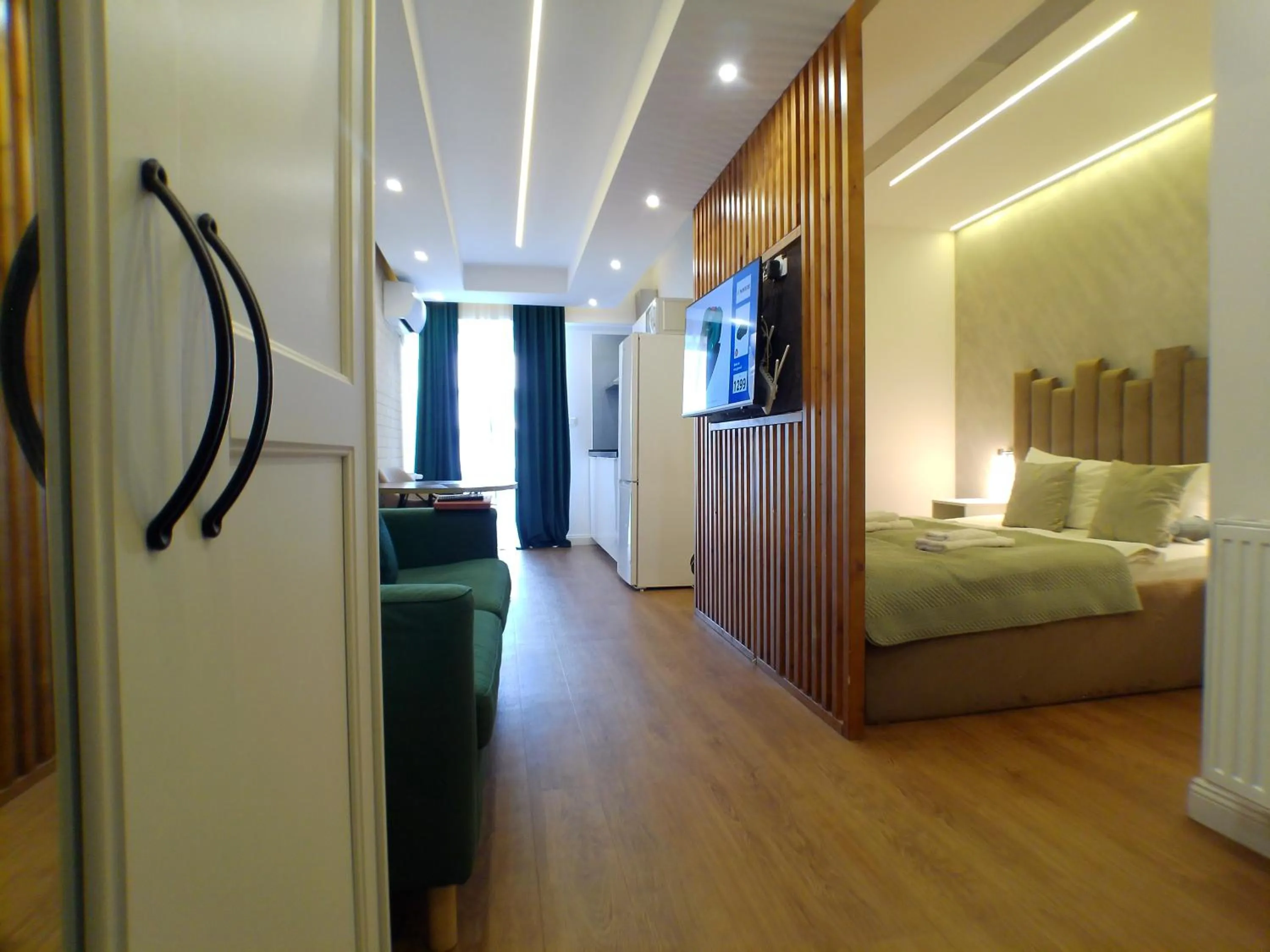 Bed in Upground Residence Apartments