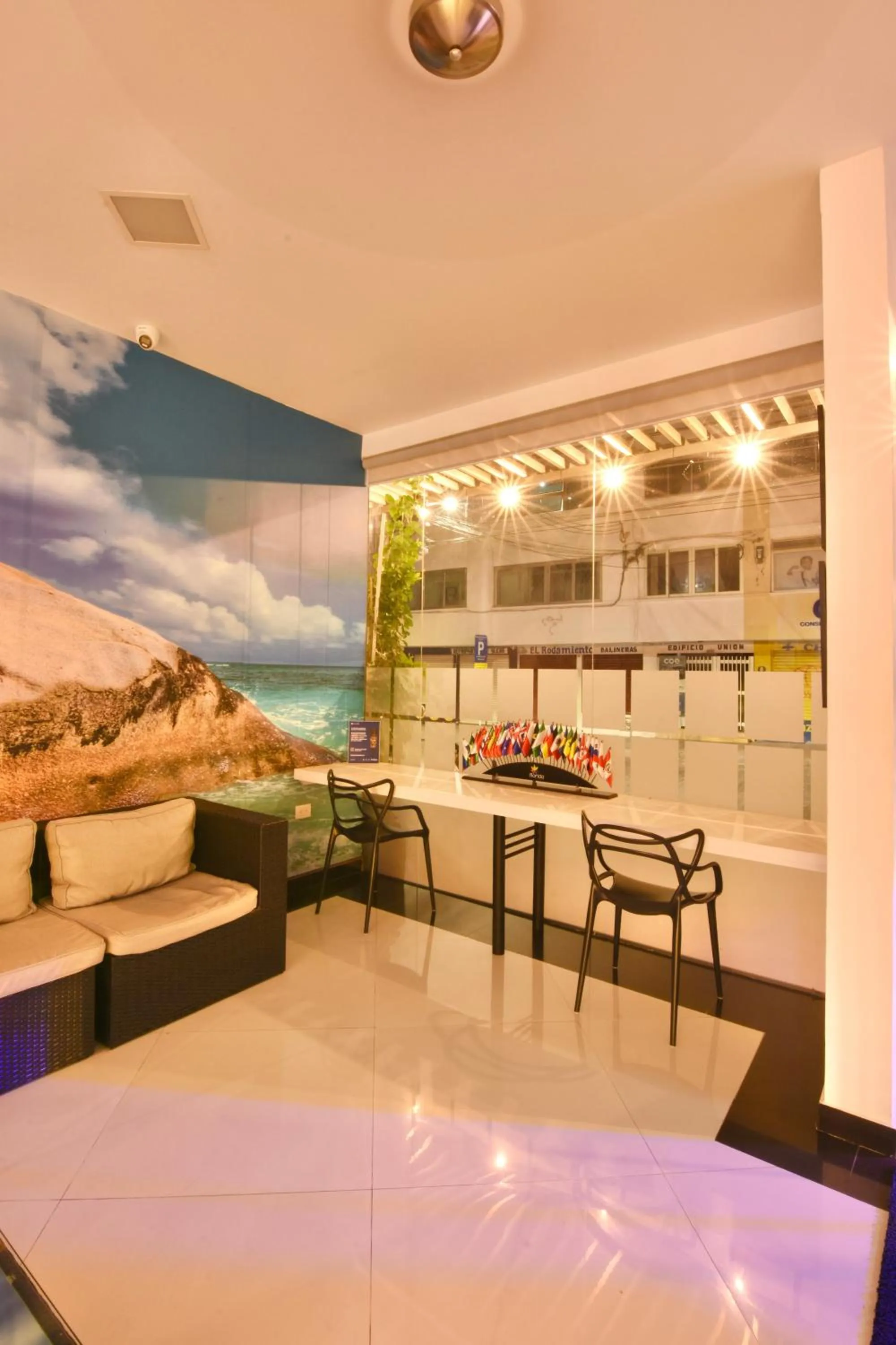 Seating area in Hotel Florida Sincelejo