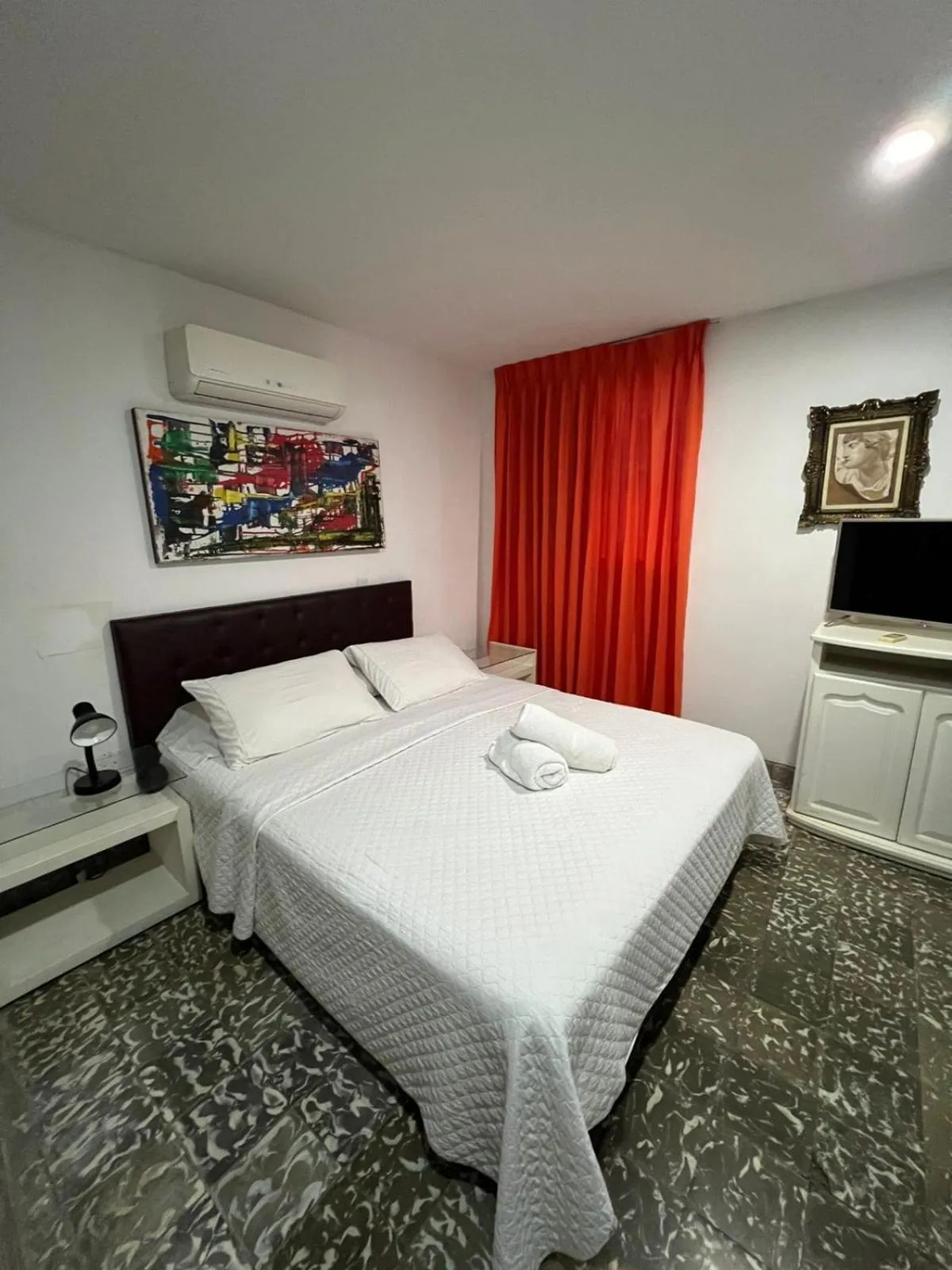 Bed in Hotel Fegali Art Boutique