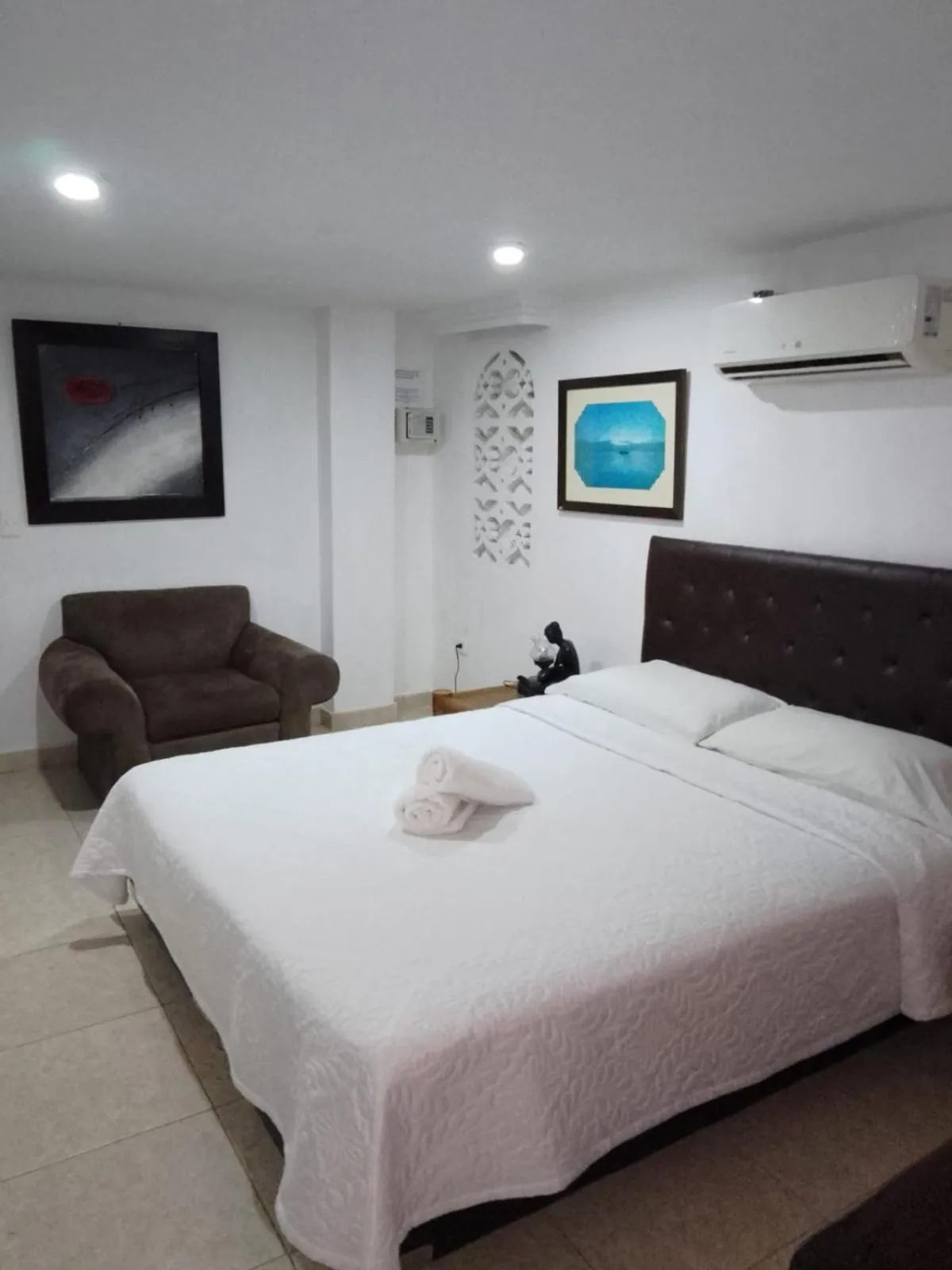 Bed in Hotel Fegali Art Boutique