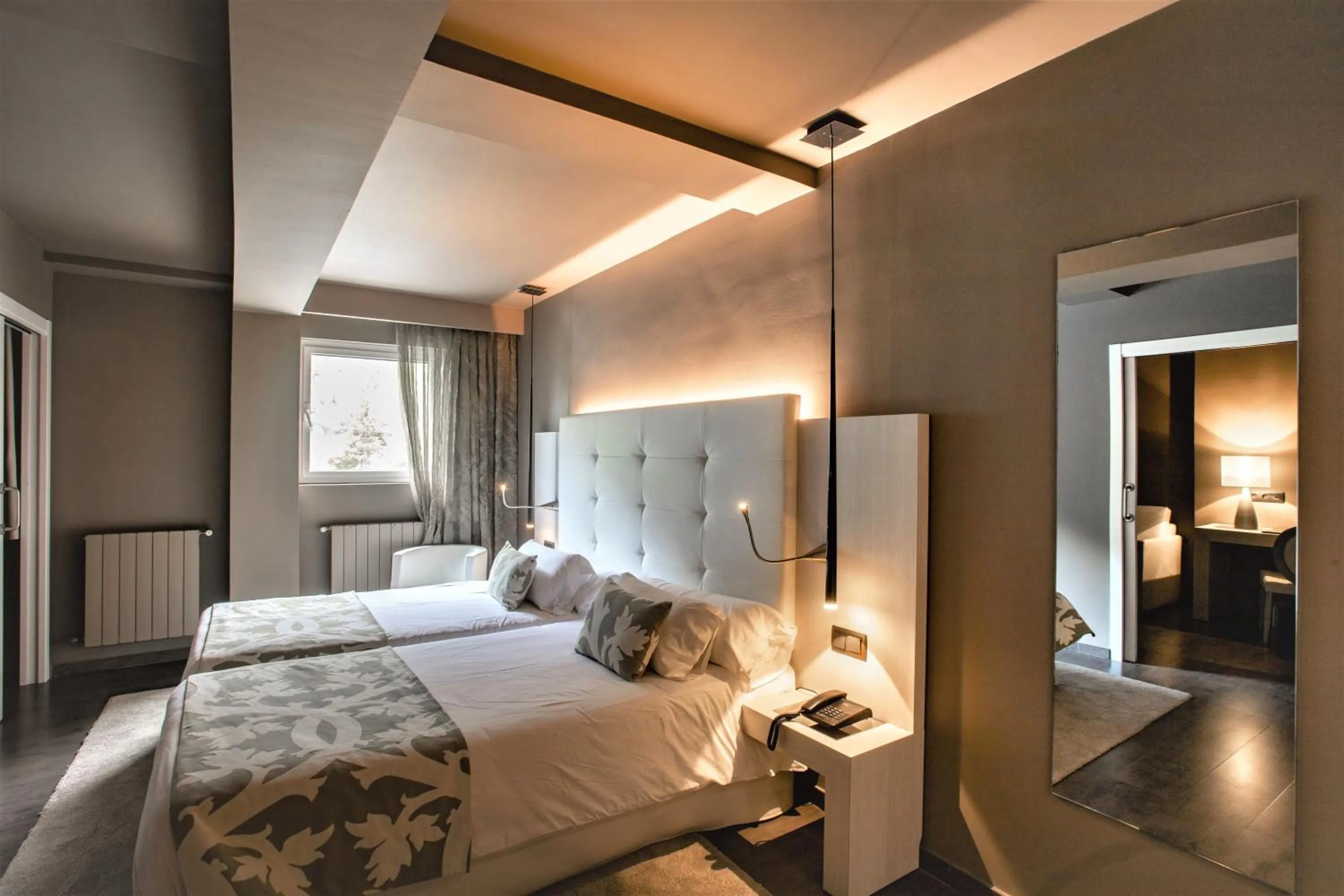 Bed in Hotel & Spa Xalet Bringue