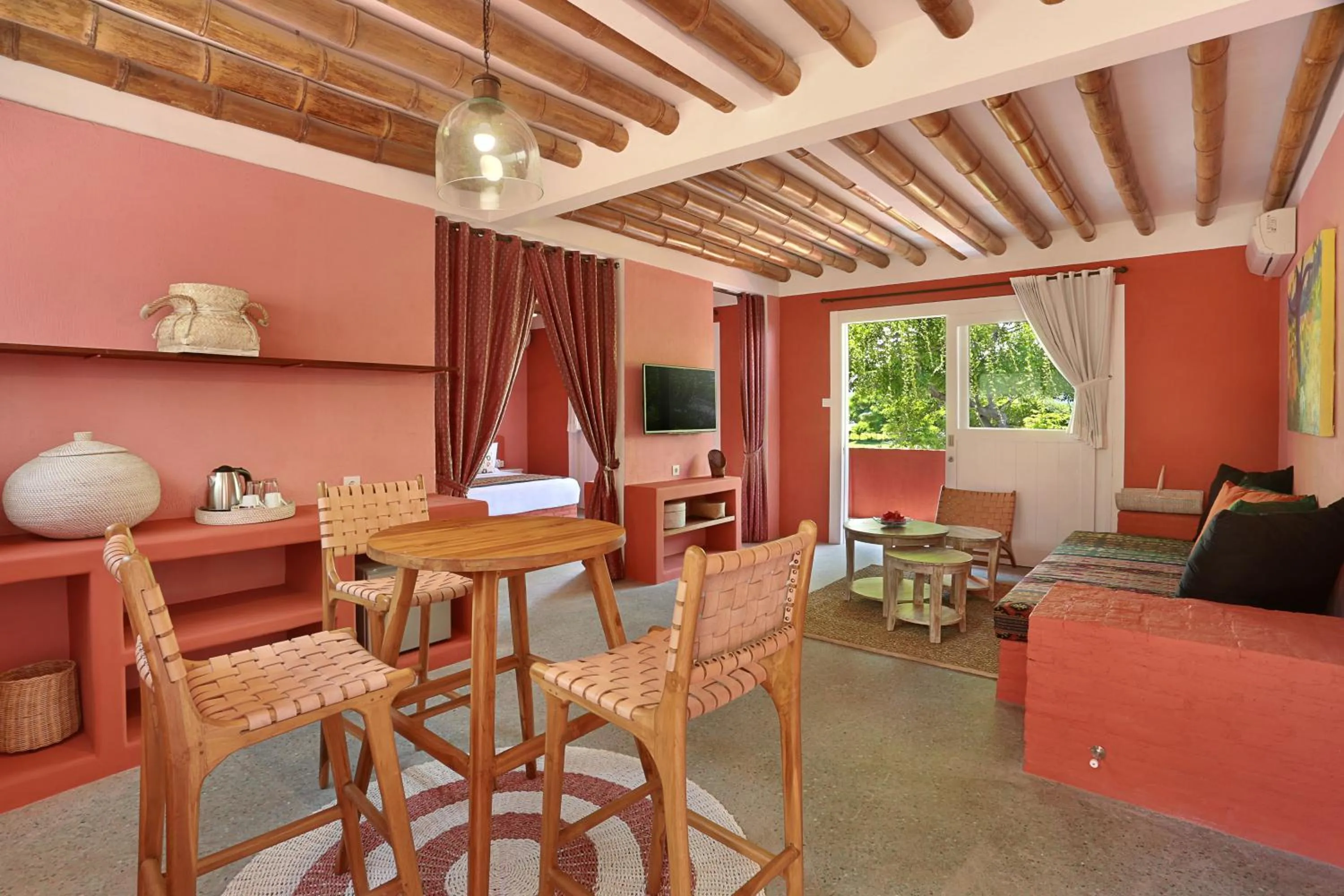 Living room in PinkCoco Gili Trawangan - Constant Surprises - for Cool Adults Only