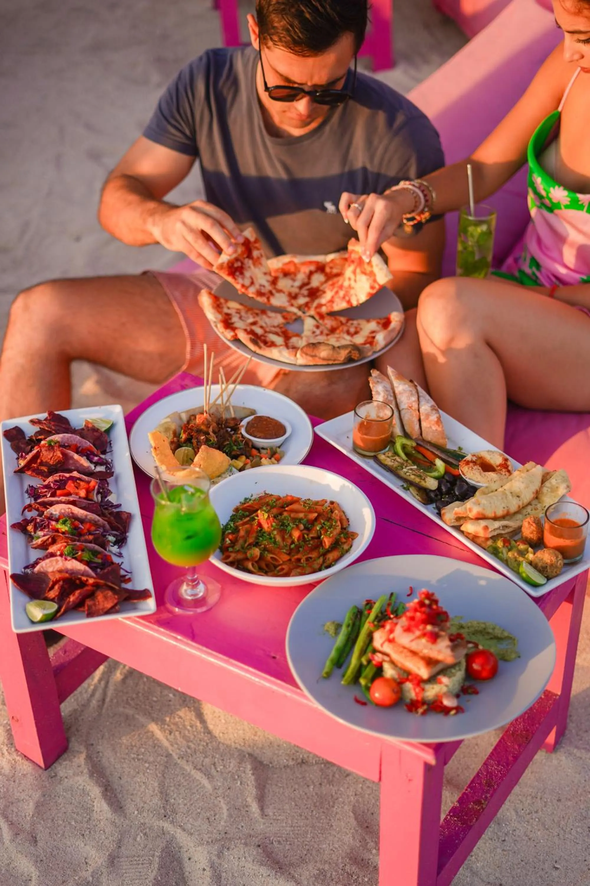 Food and drinks in PinkCoco Gili Trawangan - Constant Surprises - for Cool Adults Only