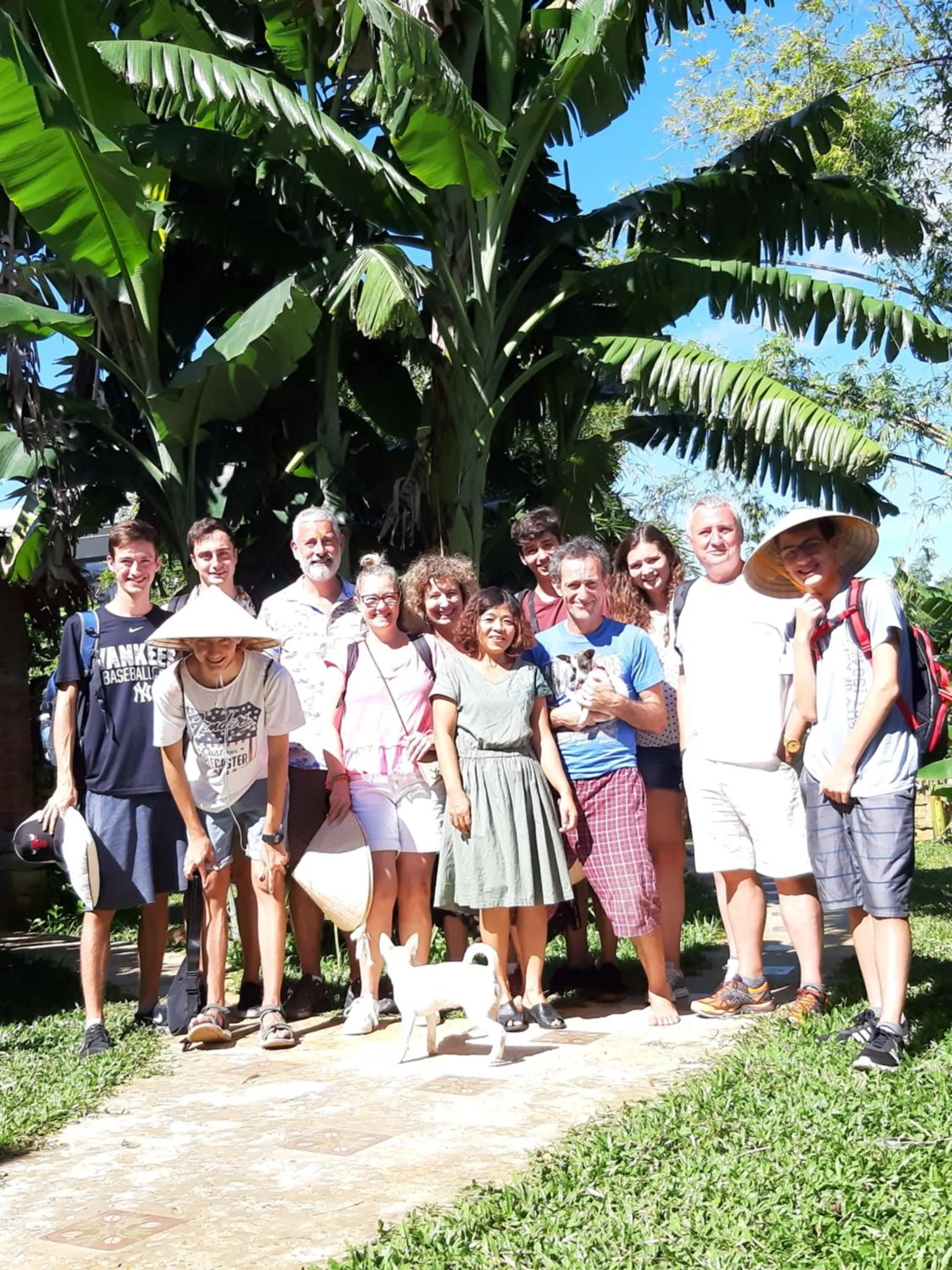 group of guests in La Terrazza