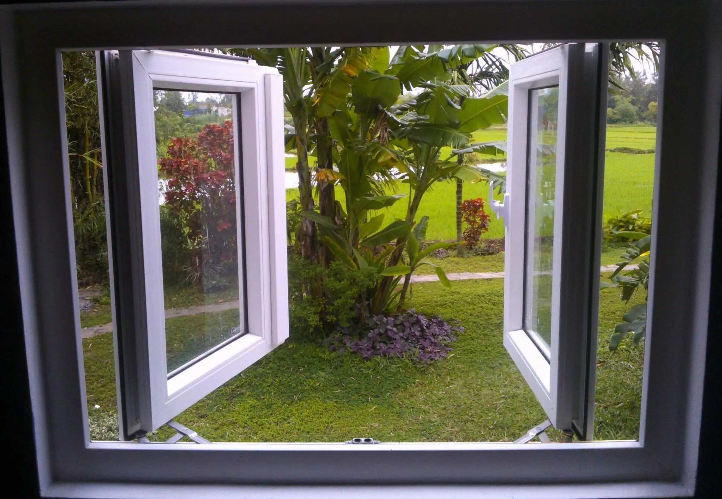 Garden view in La Terrazza