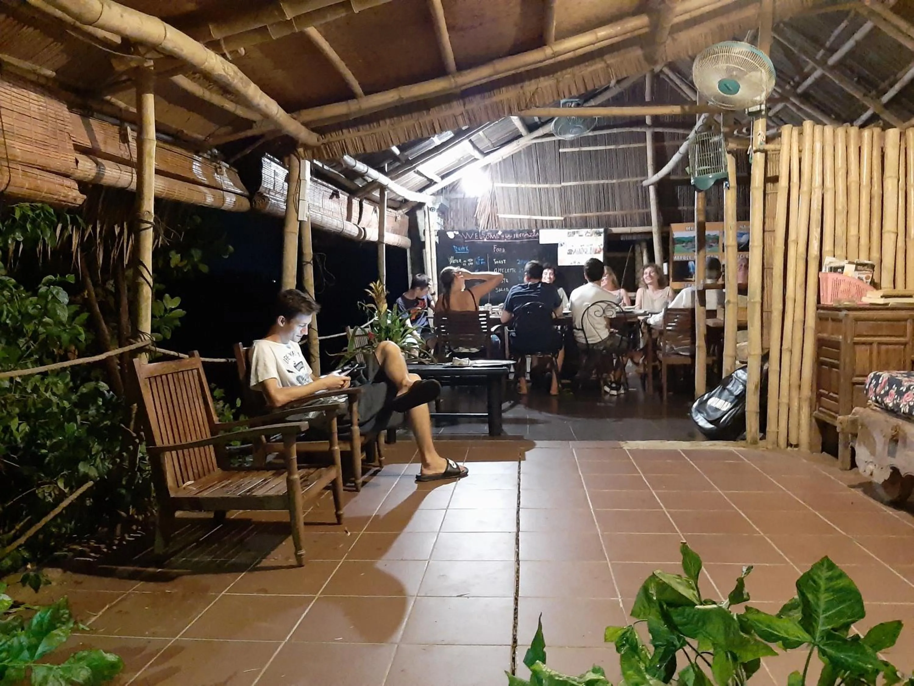 People in La Terrazza