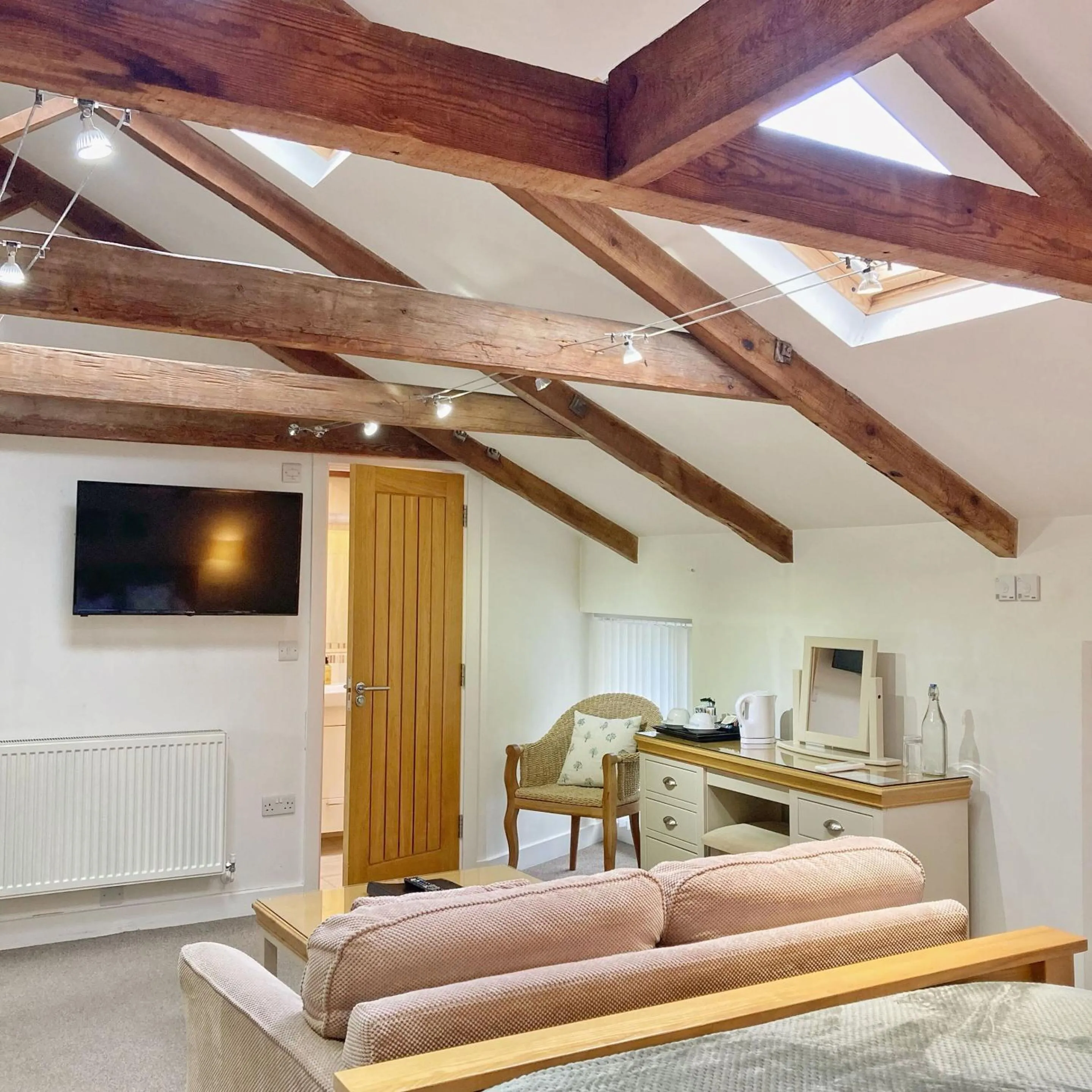 Dining area in The Britannia Inn & Waves Restaurant