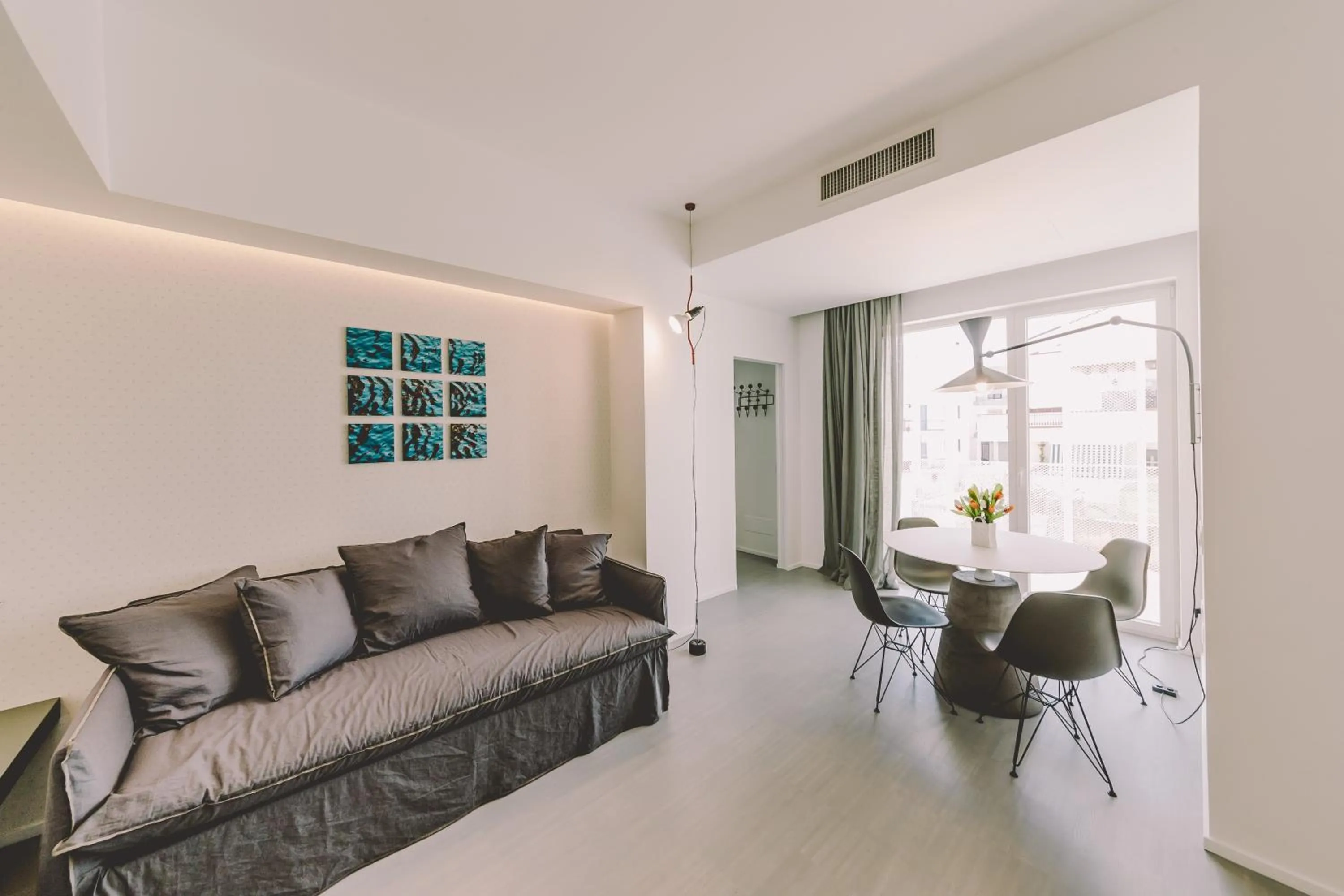 Seating area in Suite 10 Home Design & Spa