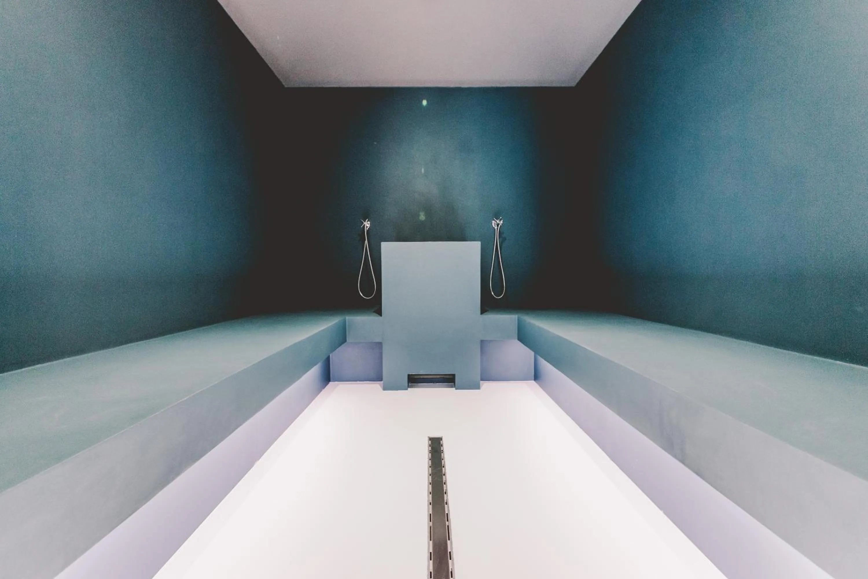 Steam room in Suite 10 Home Design & Spa