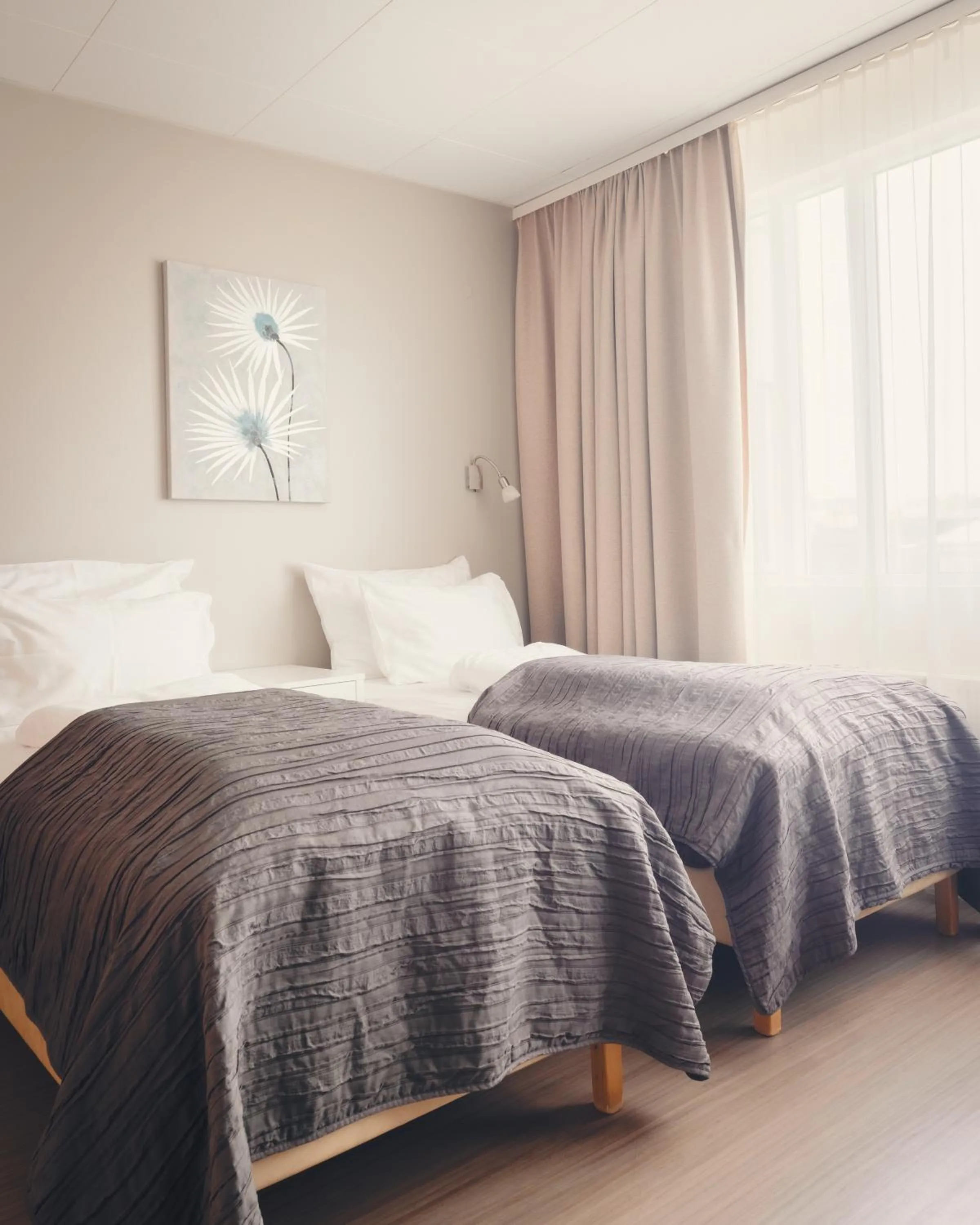 Bed in Hótel Fransiskus Stykkishólmi