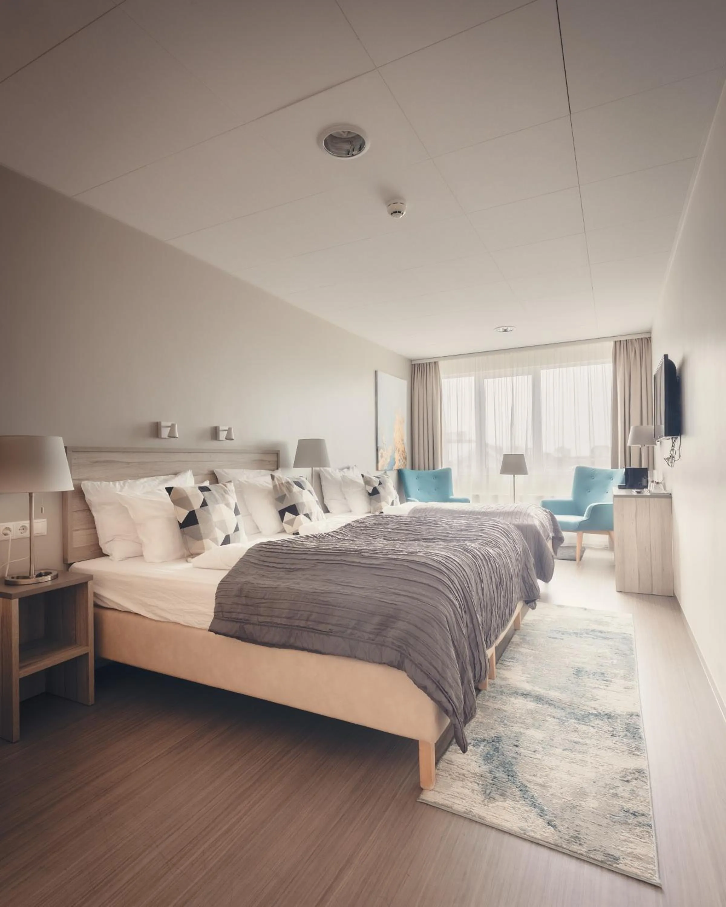 Bed in Hótel Fransiskus Stykkishólmi