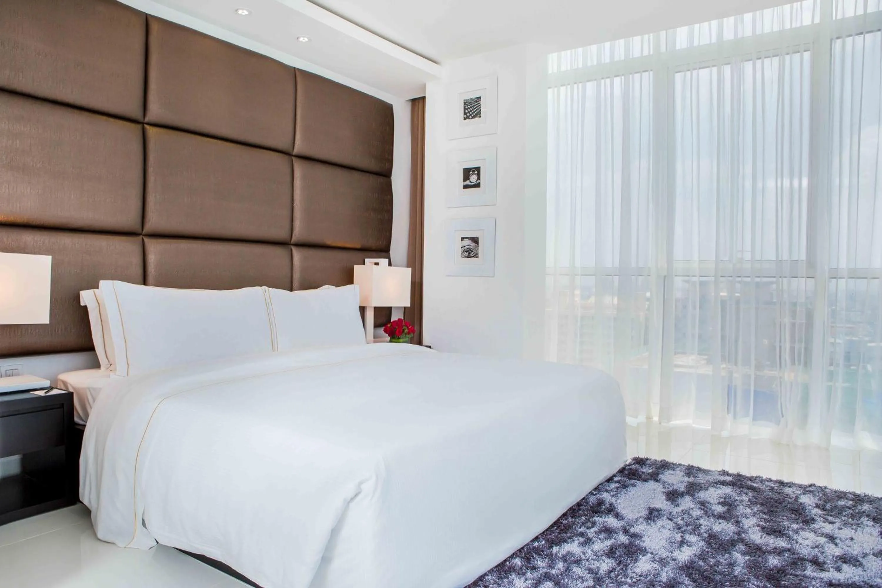 Bed in Platinum One Suites