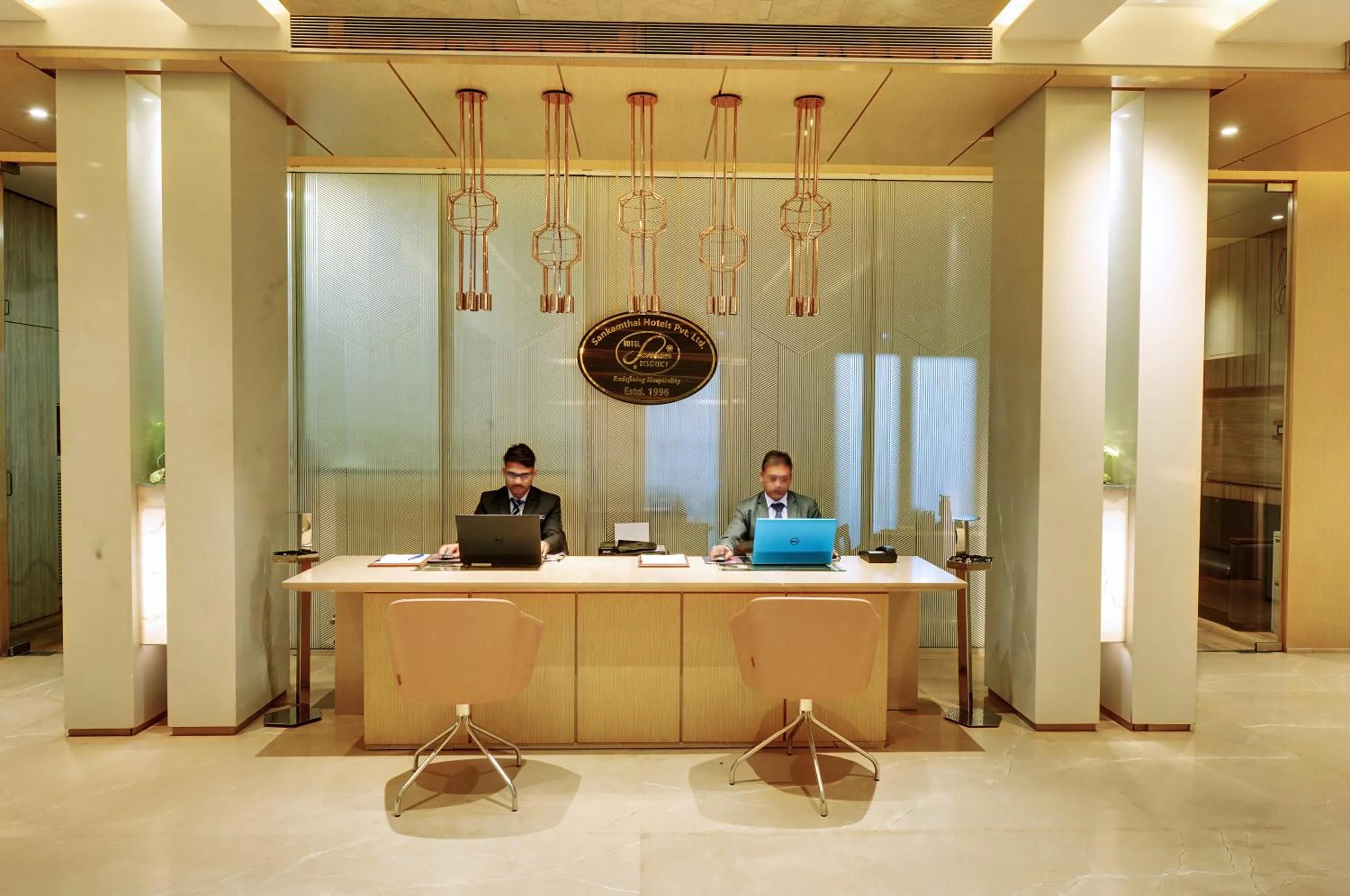 Lobby or reception in Hotel Sankam Residency