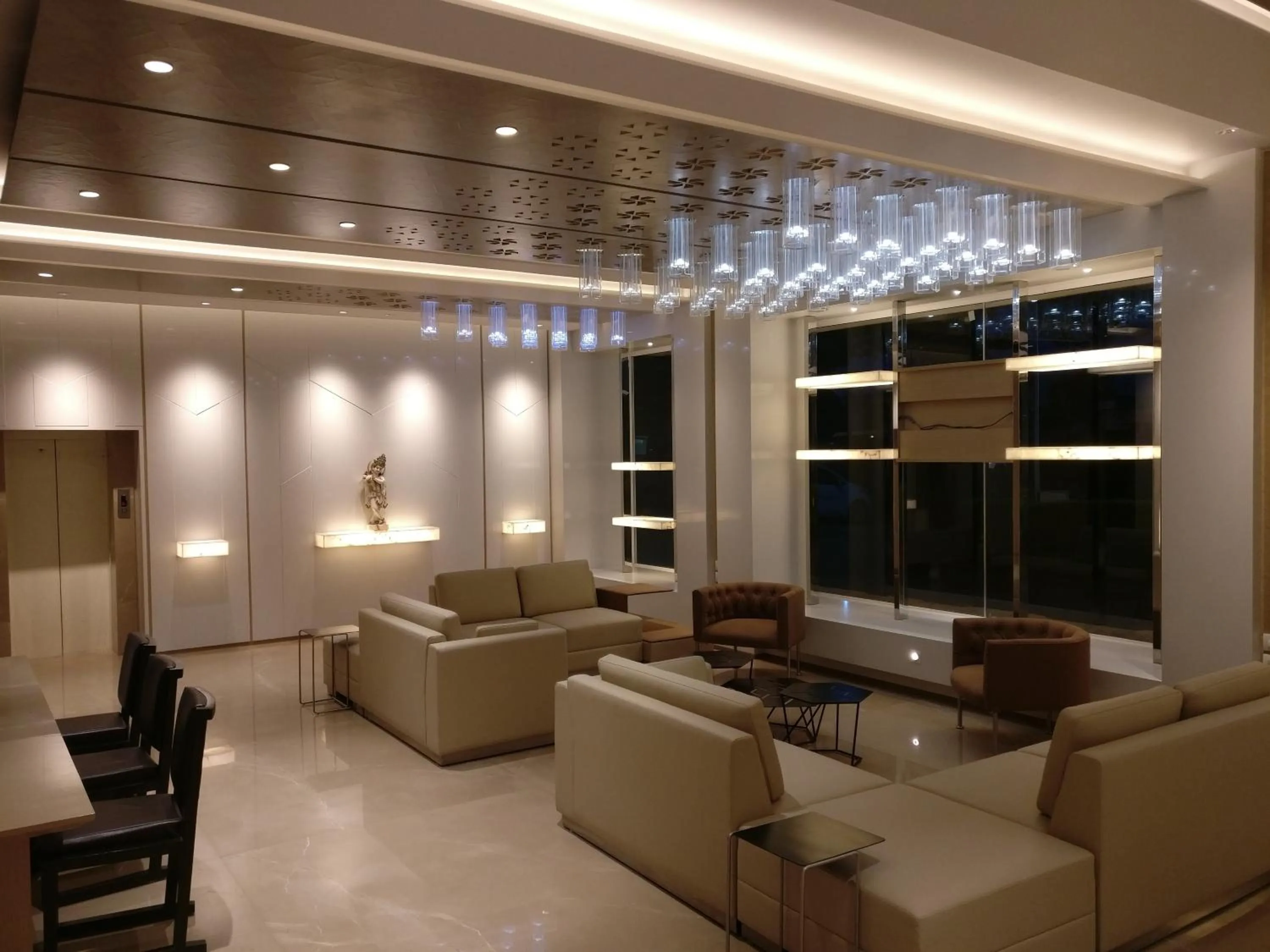 Communal lounge/ TV room in Hotel Sankam Residency