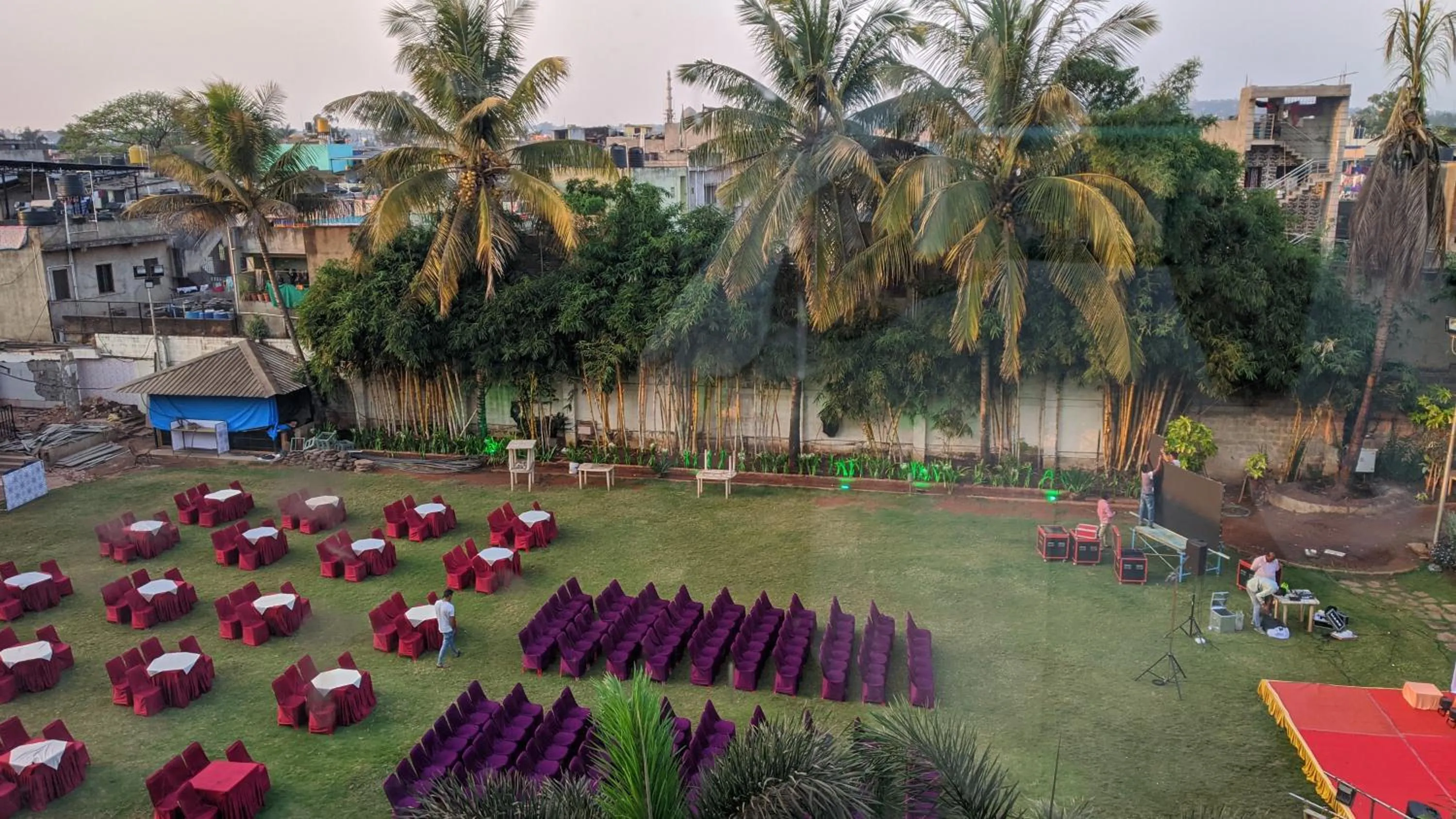 Garden view in Hotel Sankam Residency