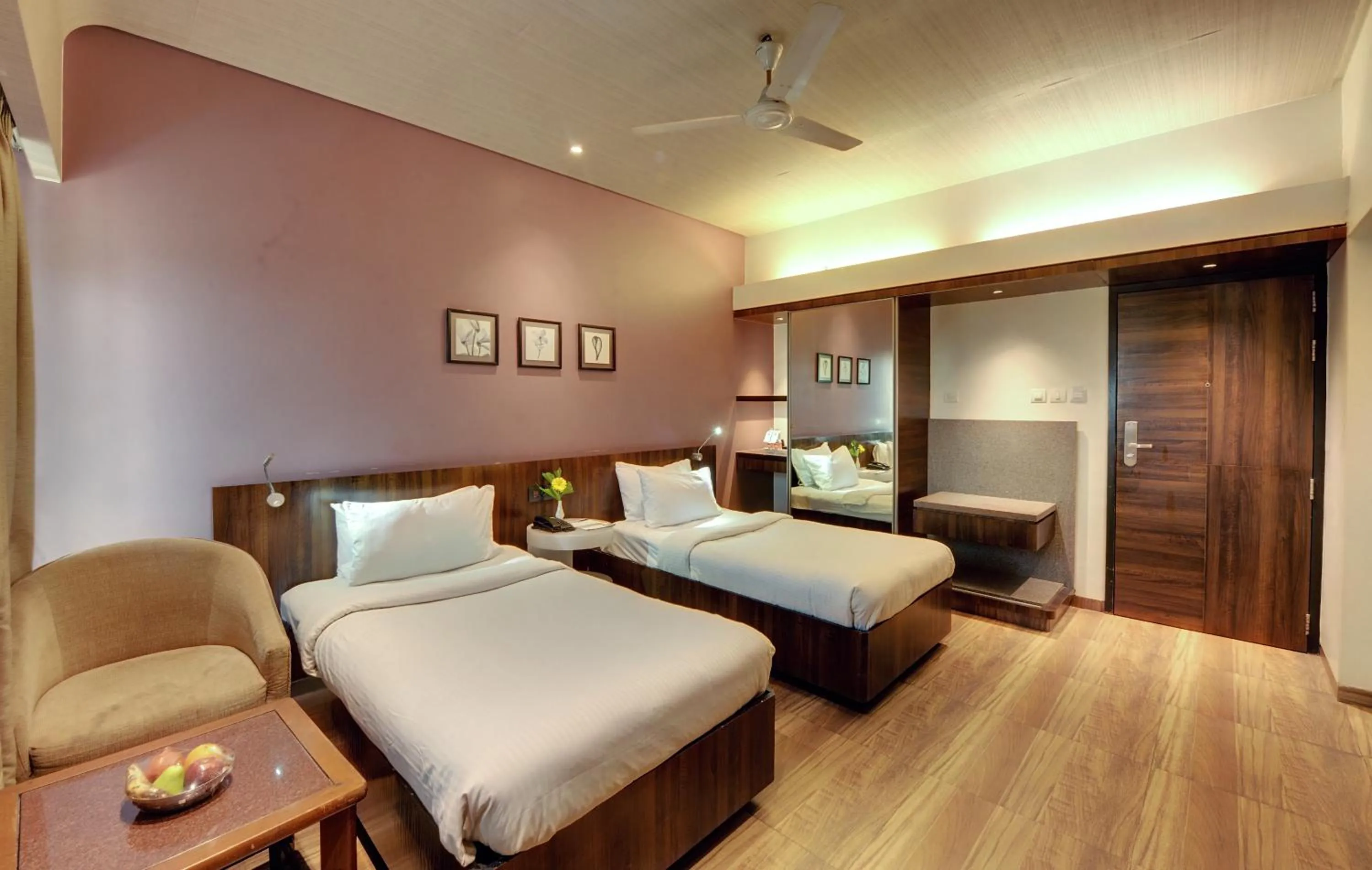 Bed in Hotel Sankam Residency