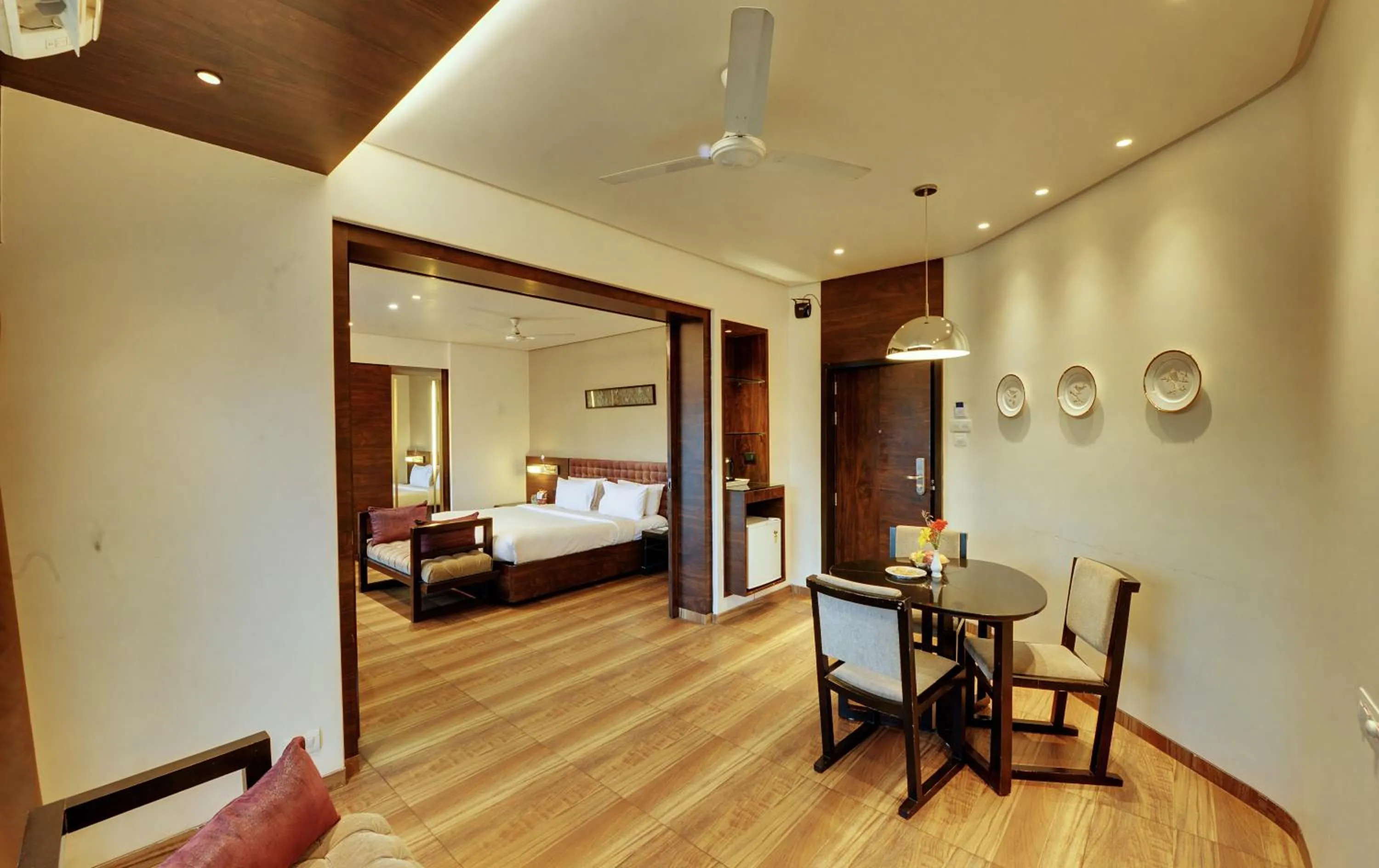 Living room, Bed in Hotel Sankam Residency