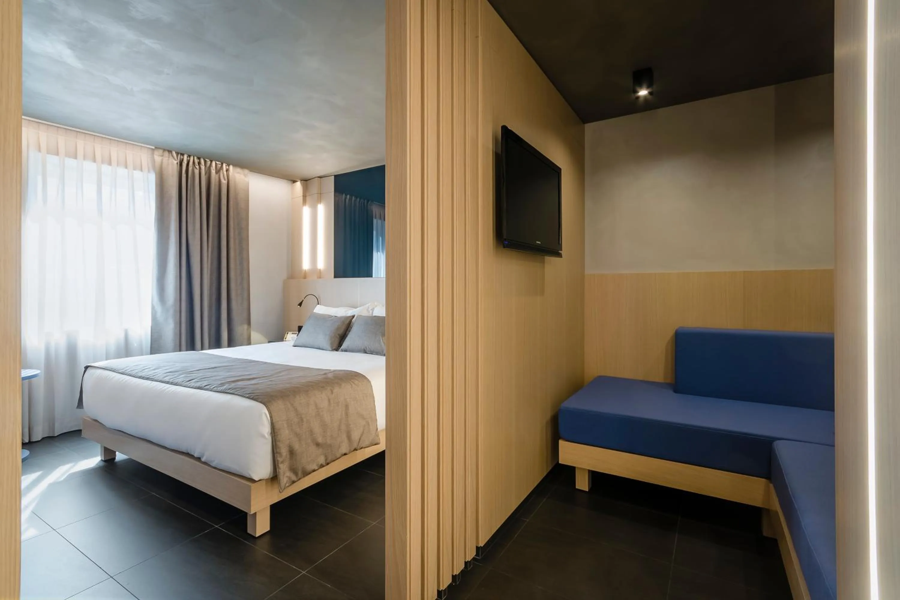 Bed in Hotel Metropolis