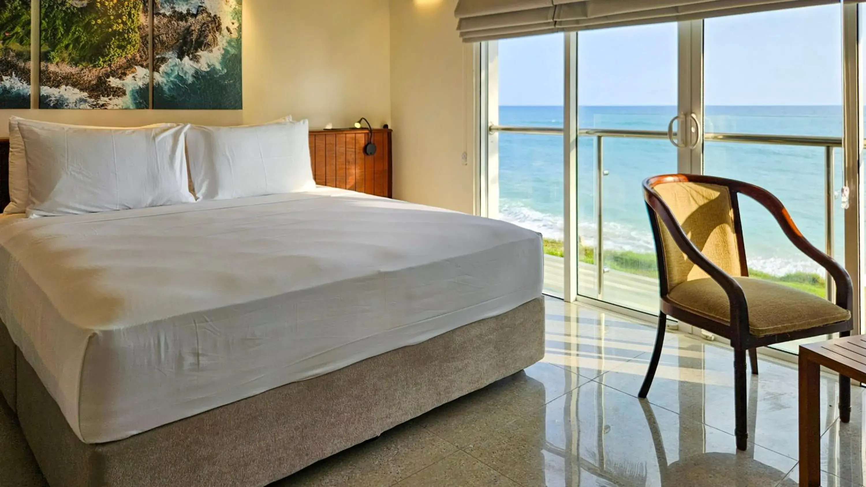 Deluxe Double Room with Balcony and Sea View - single occupancy in The South - Beach & Lake Ahangama Deluxe Double Room with Balcony and Sea View - single occupancy in The South - Beach & Lake Ahangama