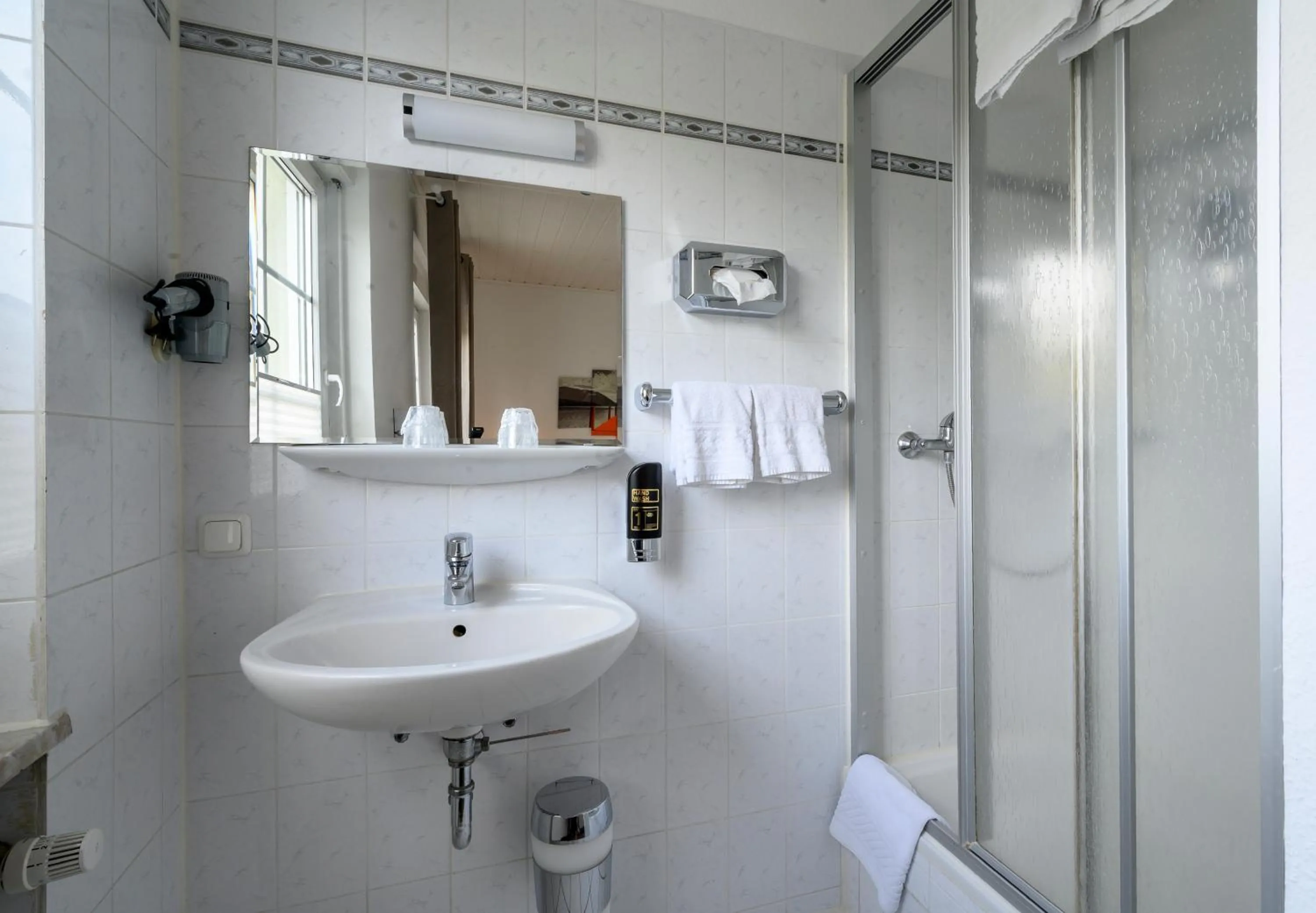 Shower in Hotel Krone