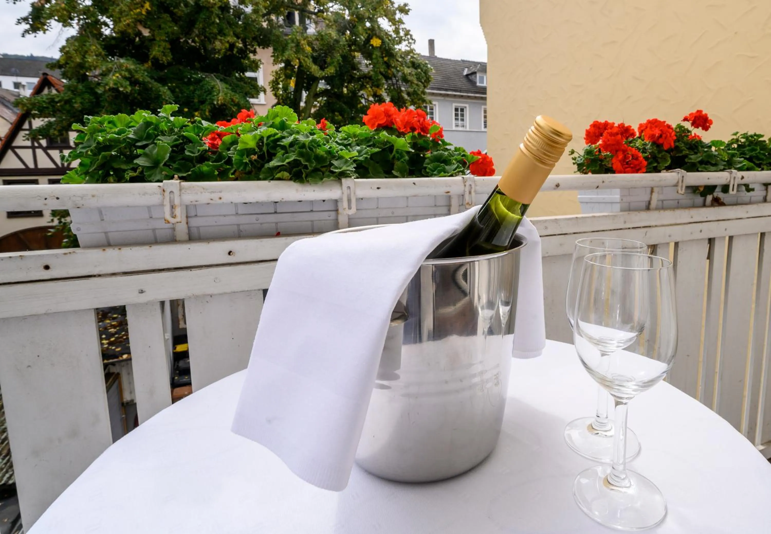 Patio in Hotel Krone