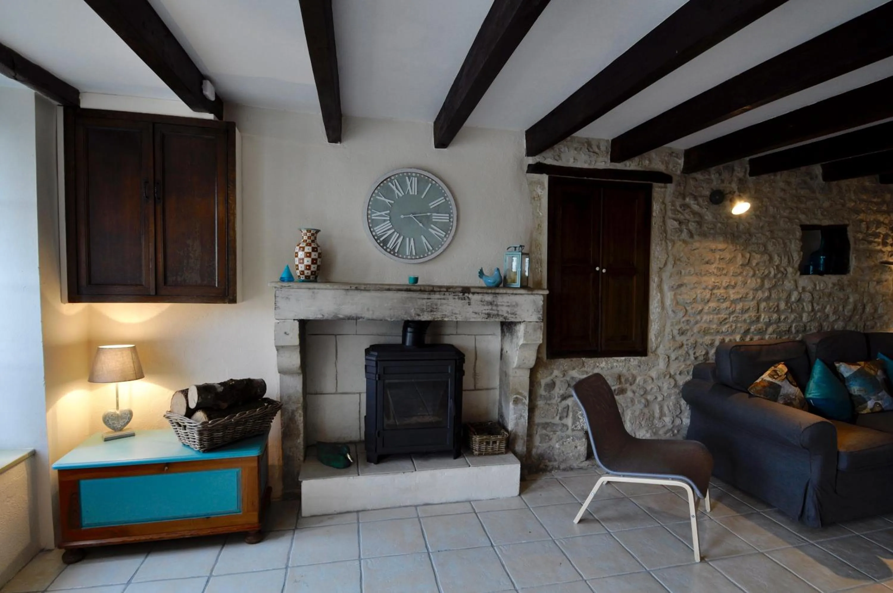 Living room in Chez Fins Bois