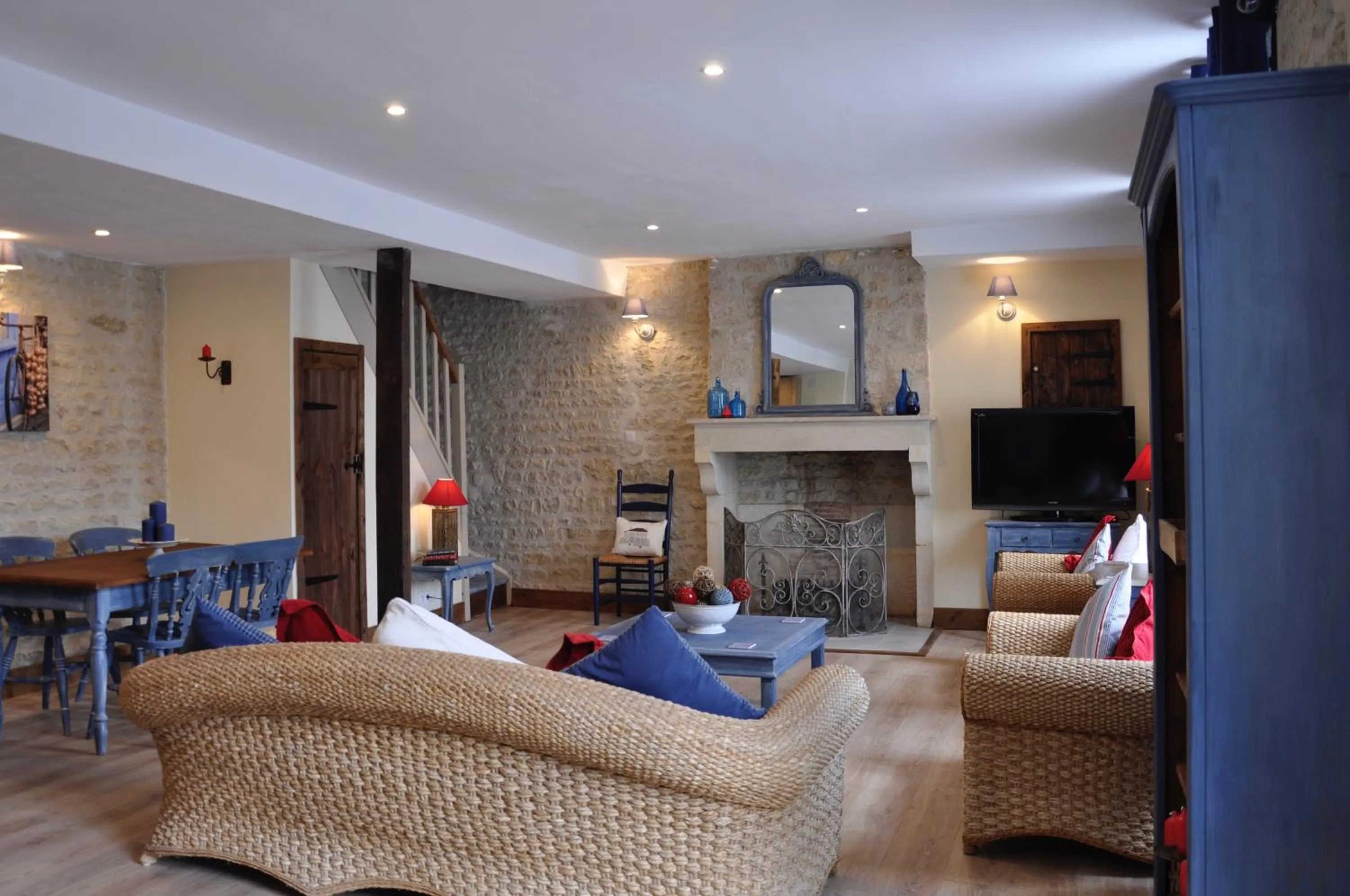 Living room in Chez Fins Bois