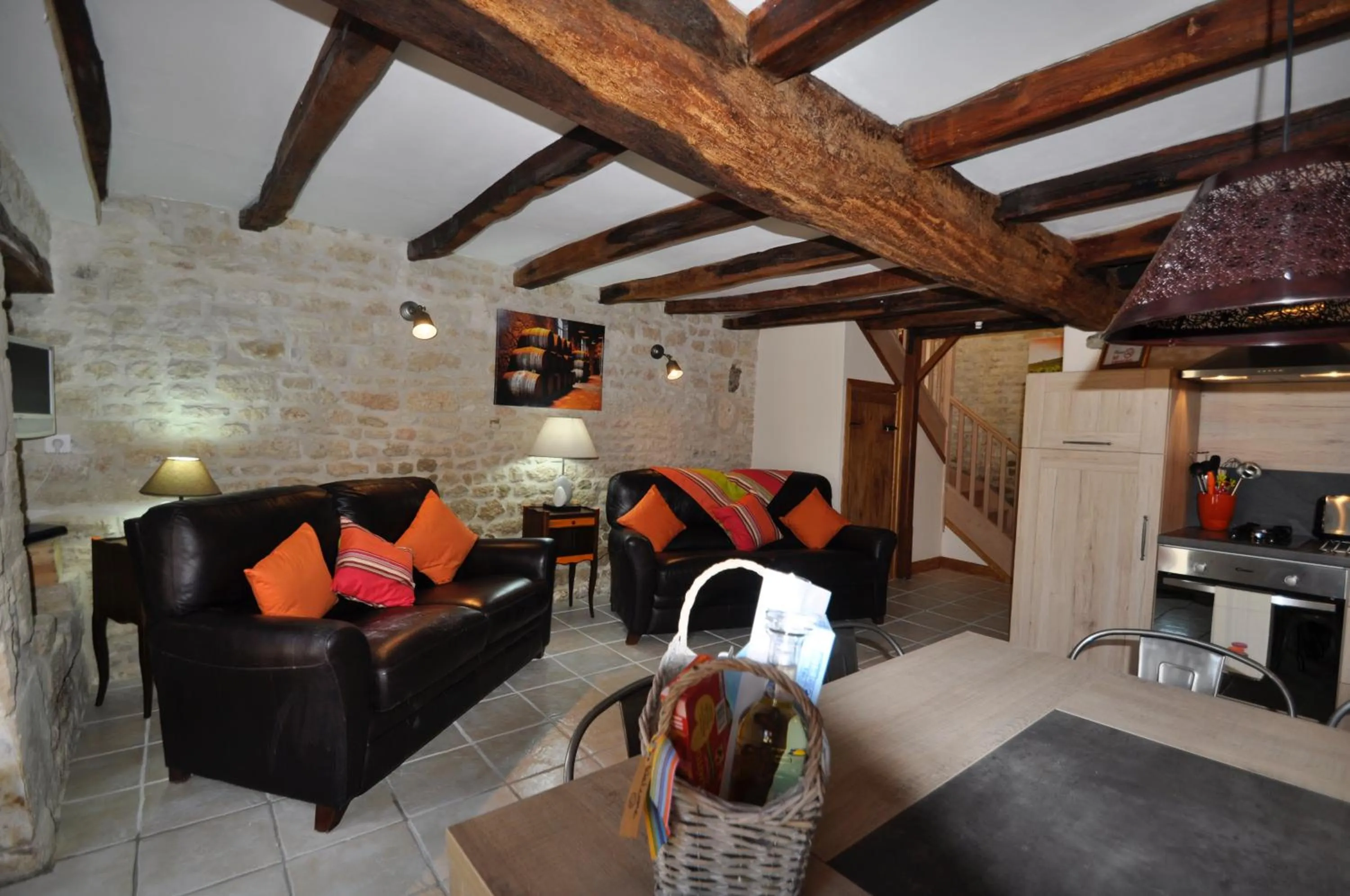 Living room in Chez Fins Bois