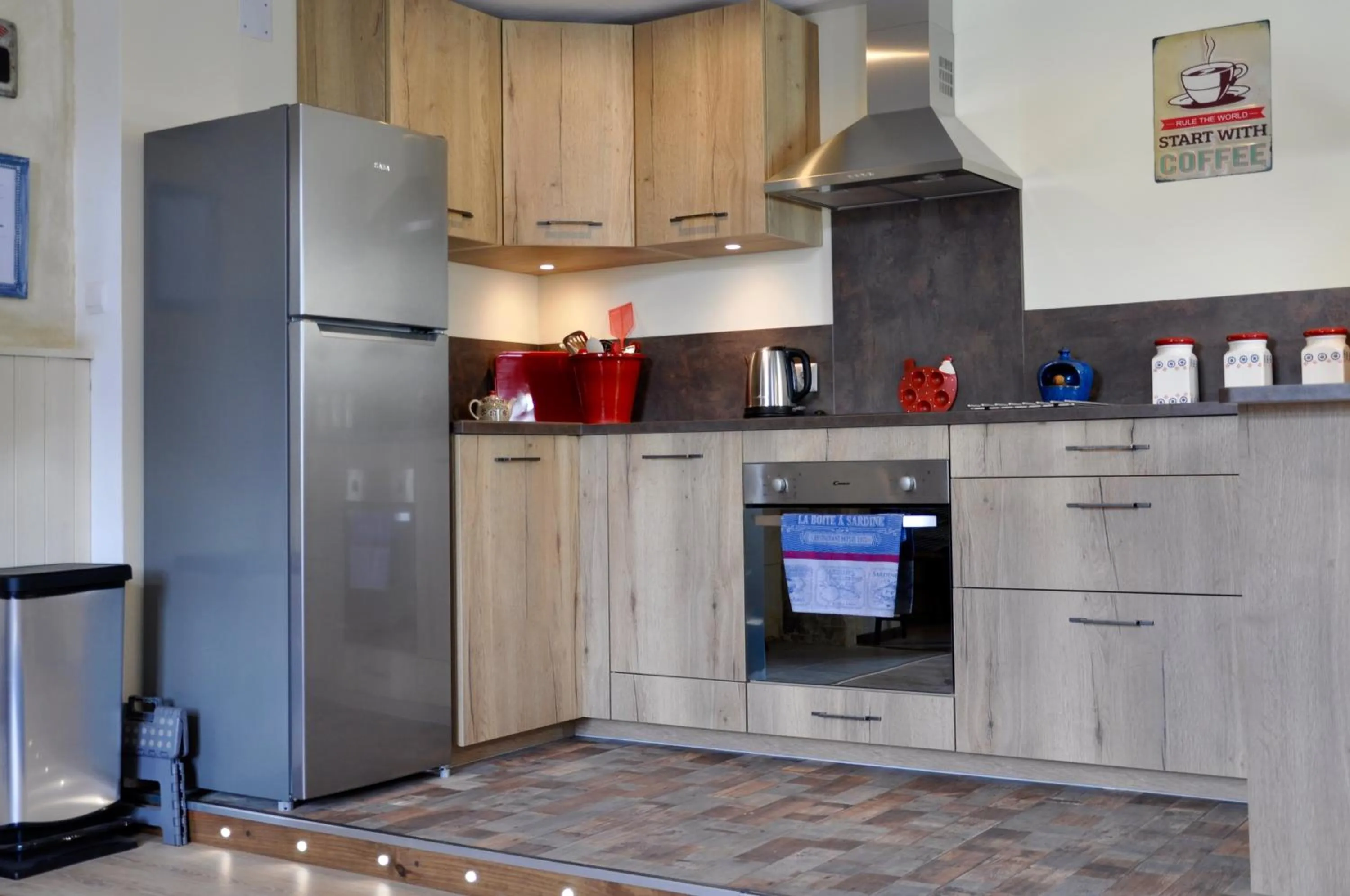 Kitchen or kitchenette in Chez Fins Bois