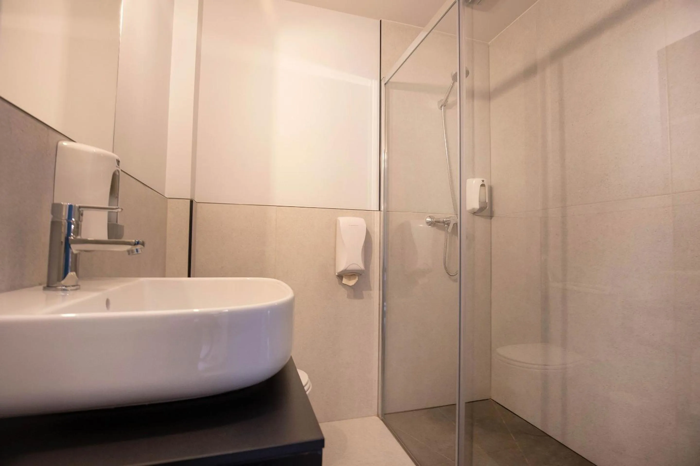 Shower in Font Andorra Hostel by Nexta