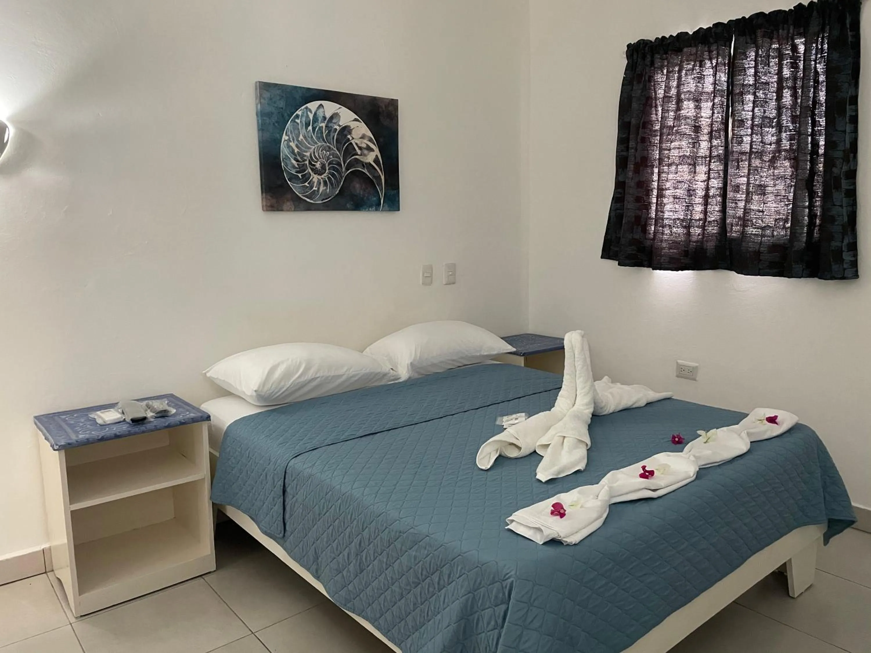 Bed in Albergo El Pulpo, Bayahíbe