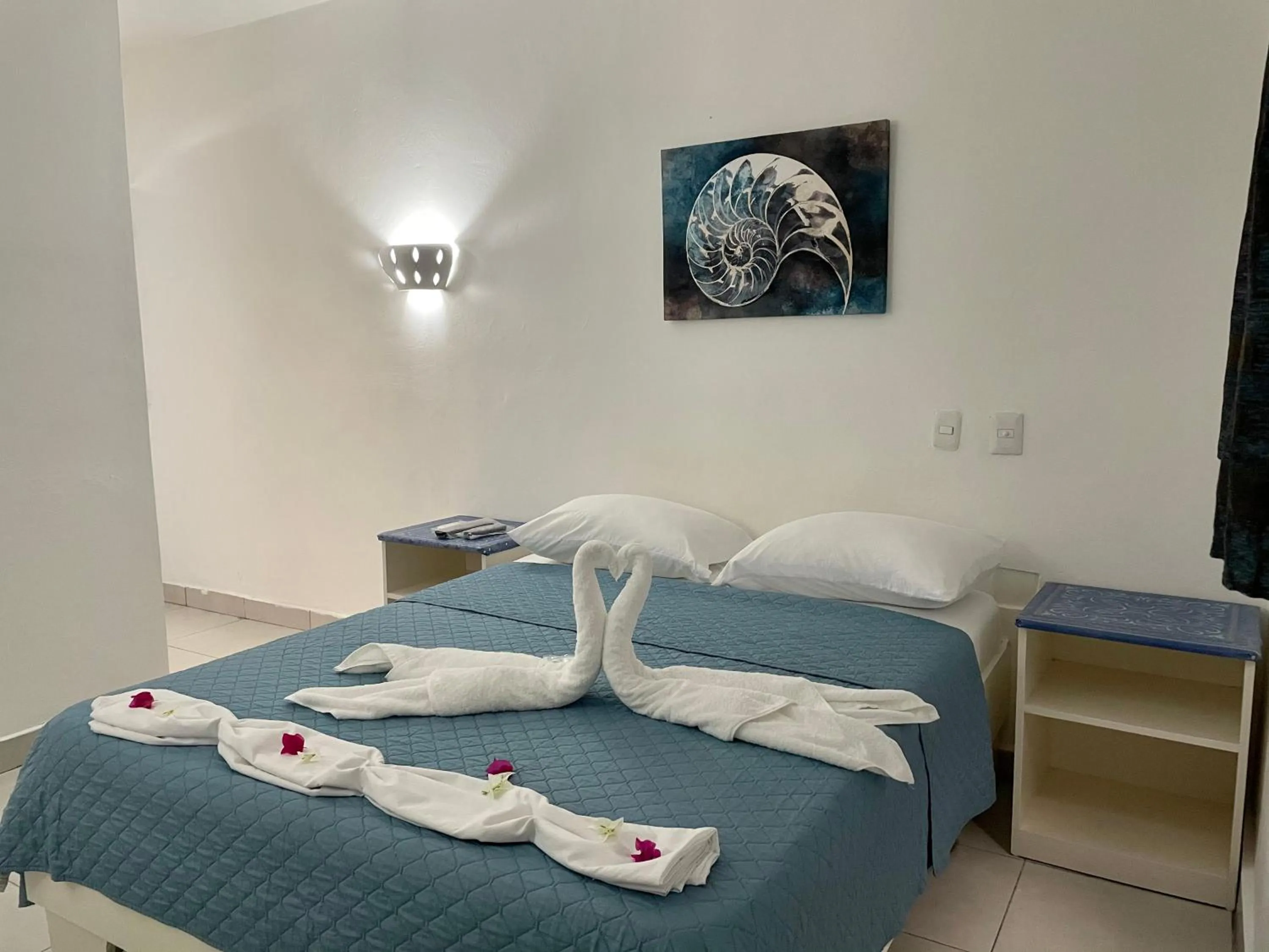 Bed in Albergo El Pulpo, Bayahíbe