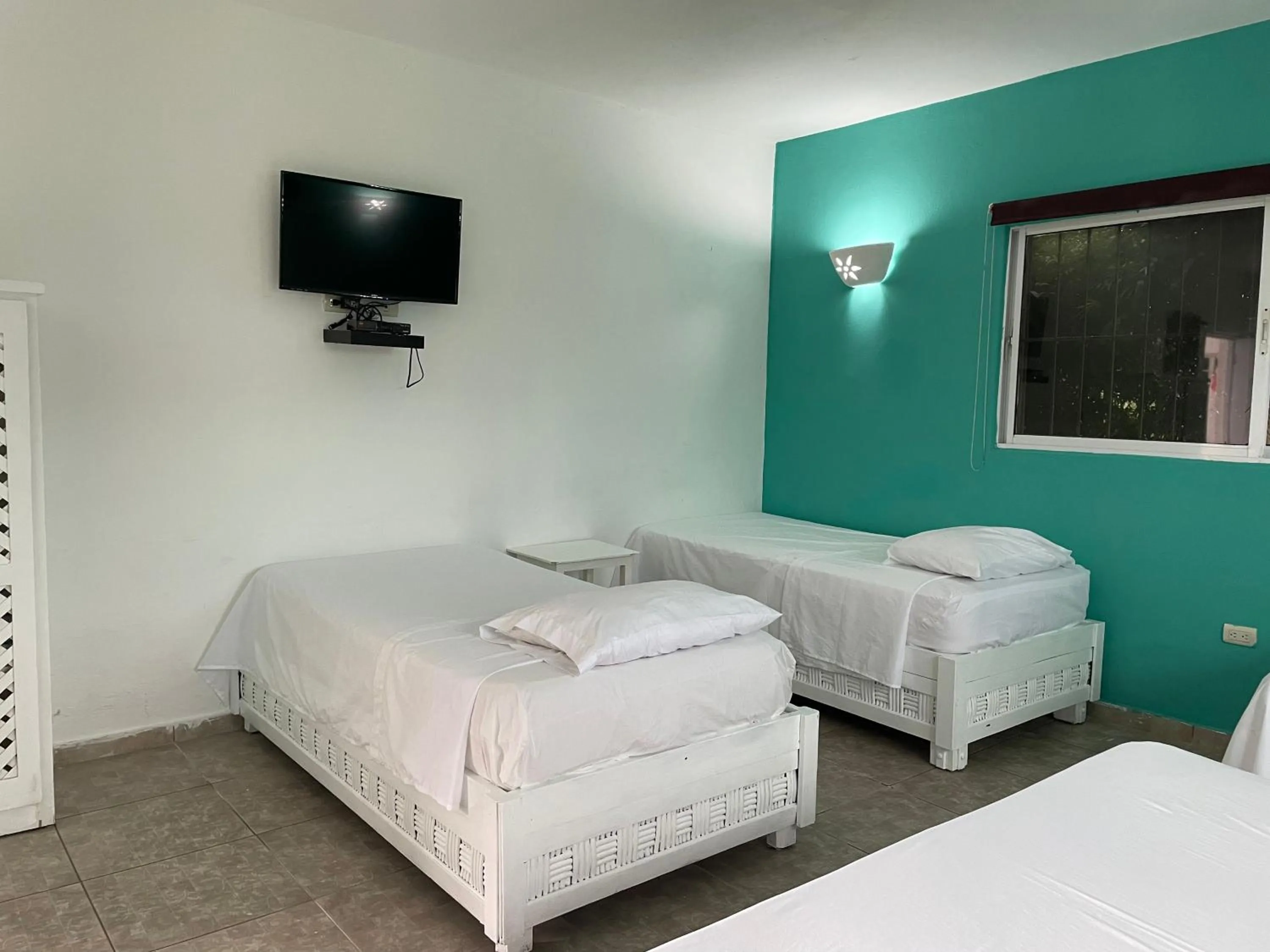 Bed in Albergo El Pulpo, Bayahíbe