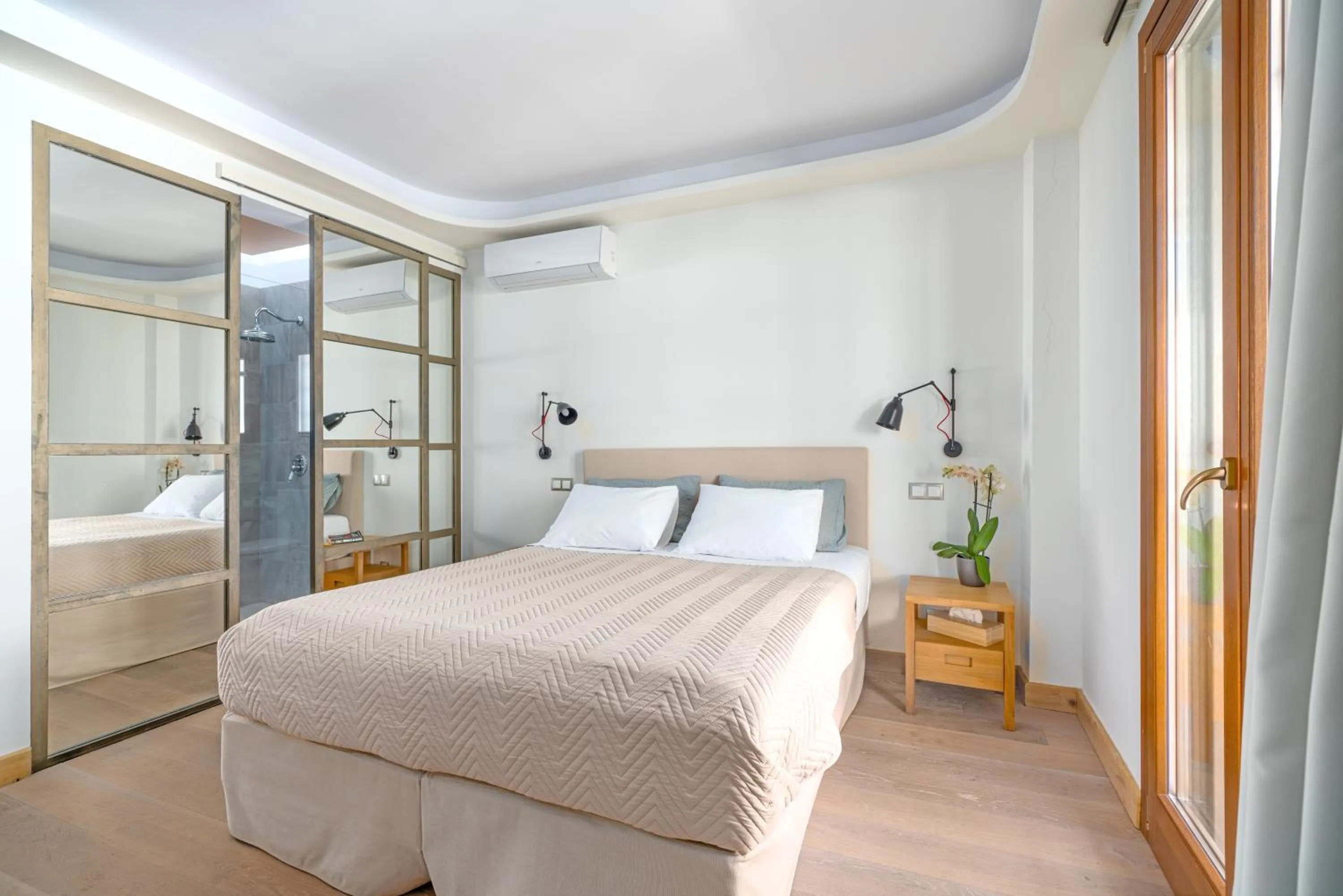 Bedroom, Bed in Belvedere Andros