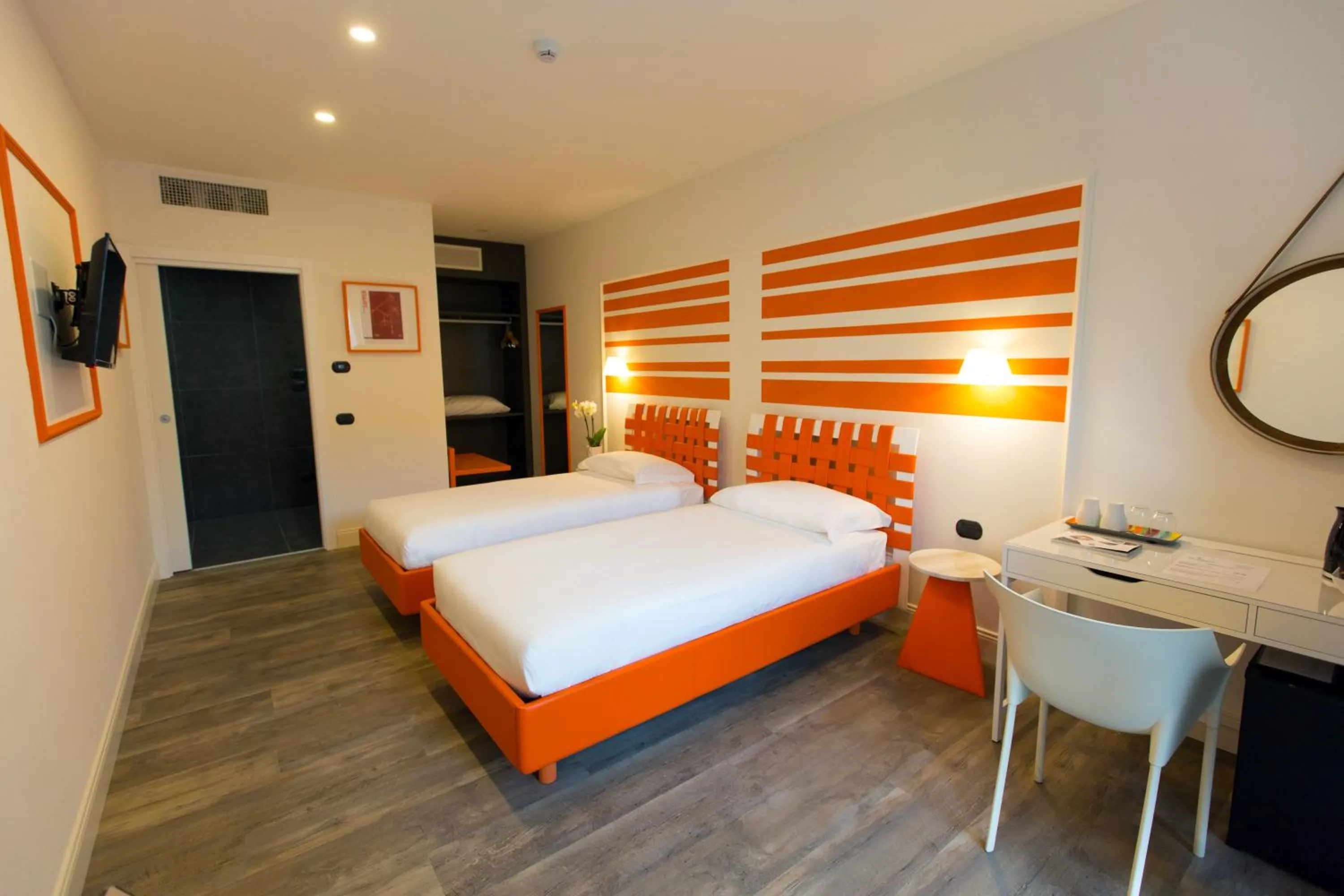 Photo of the whole room, Bed in Hotel Al Campanile - Luxury Suites & Apartments