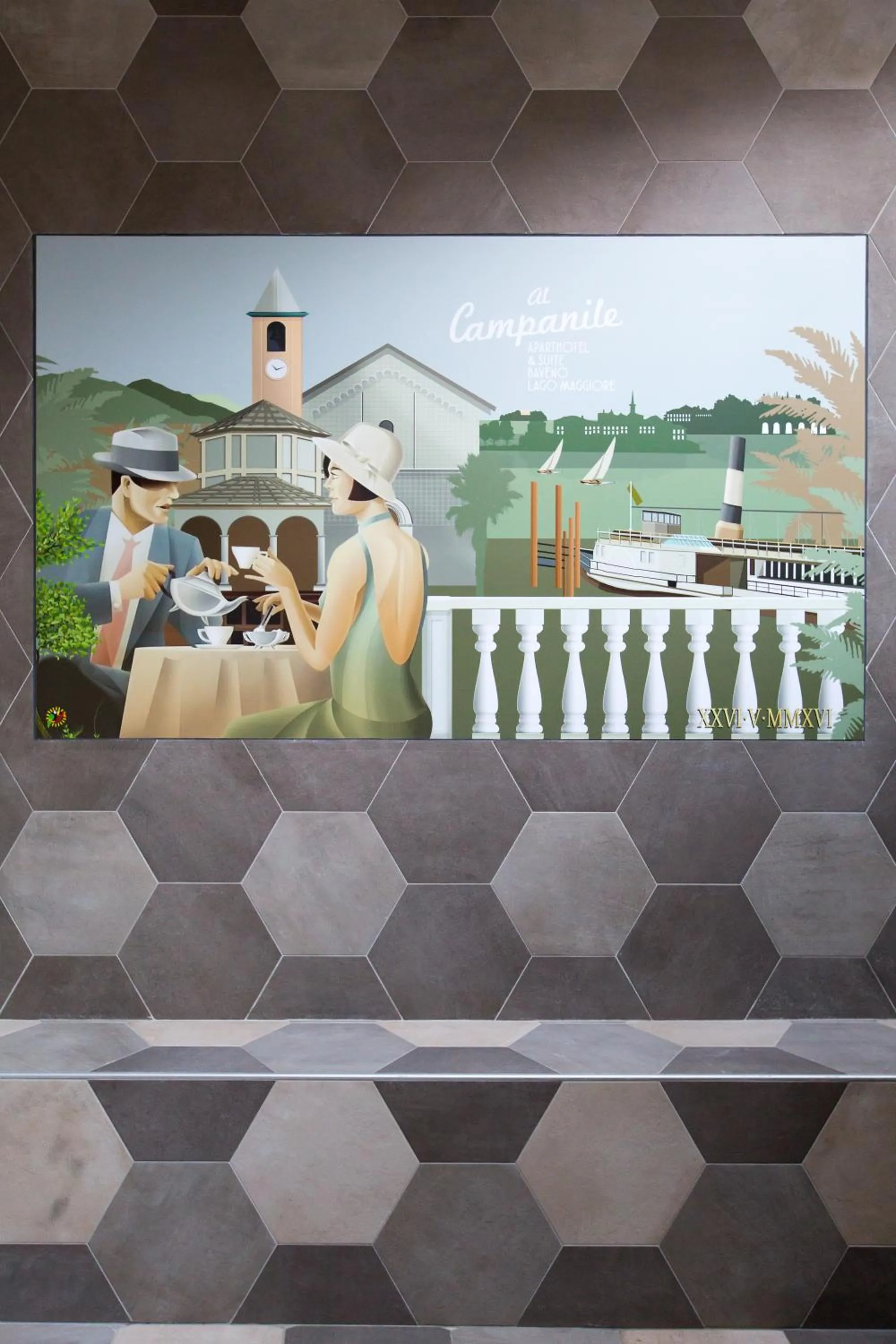 Property logo or sign in Hotel Al Campanile - Luxury Suites & Apartments