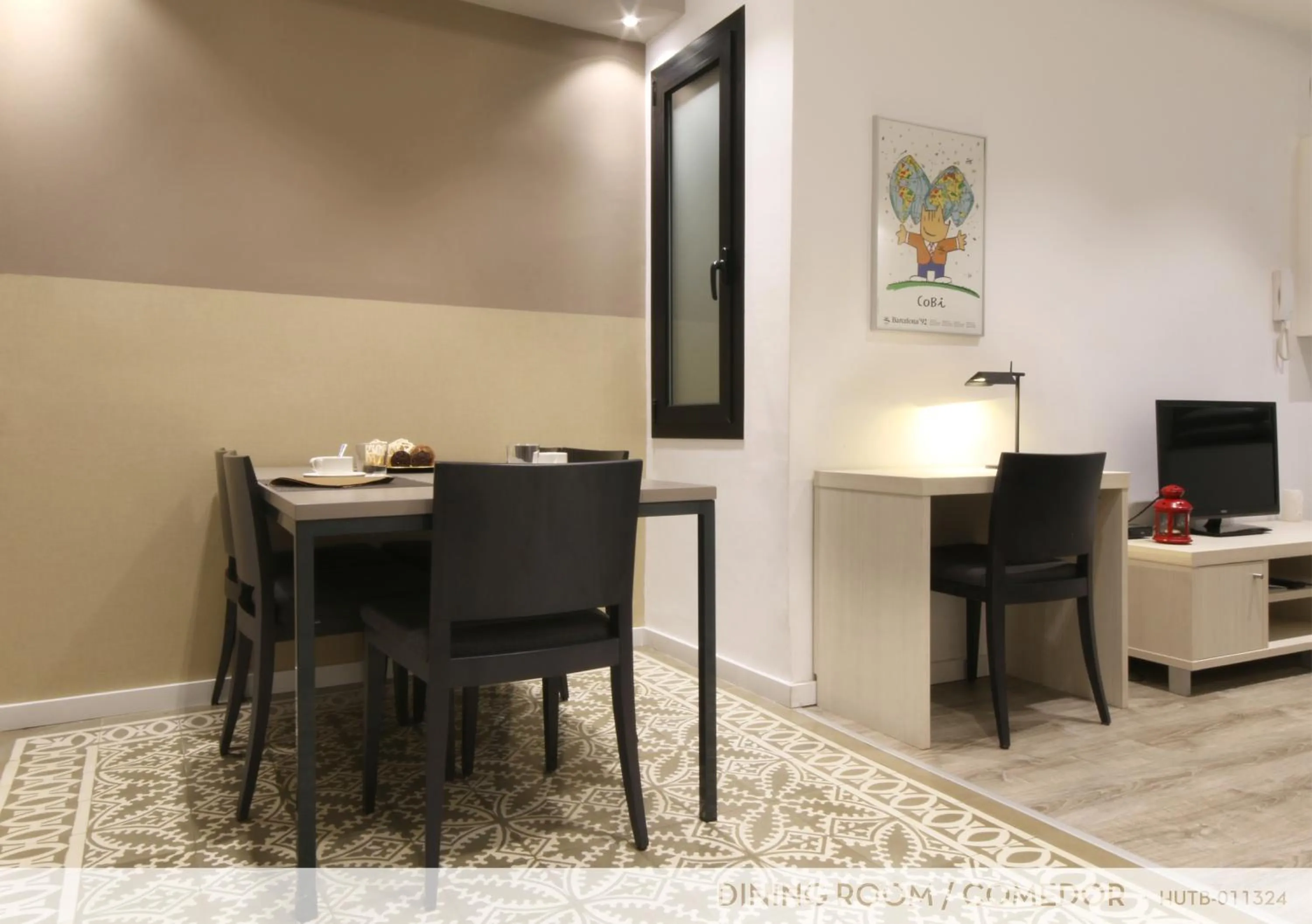 Seating area in Suite Place Barcelona Còrsega