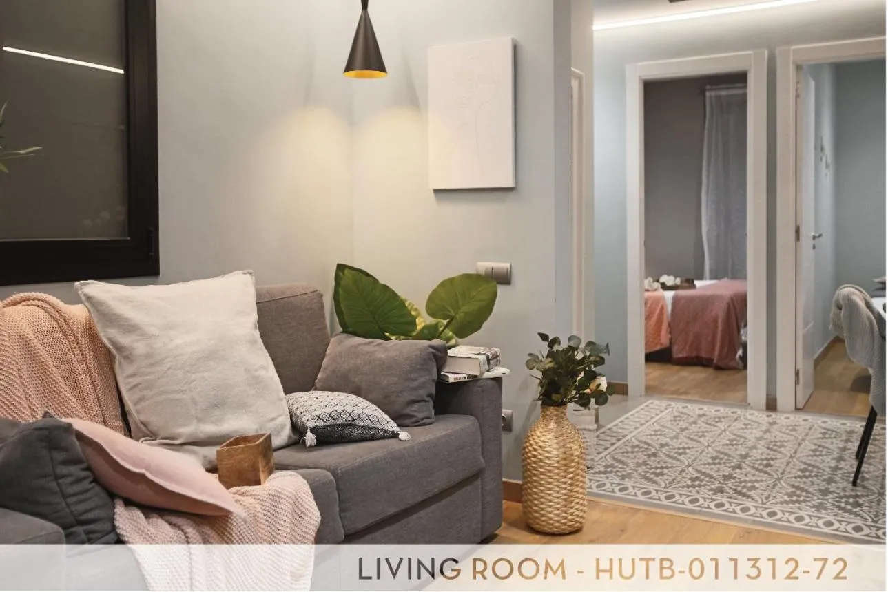 Living room in Suite Place Barcelona Còrsega