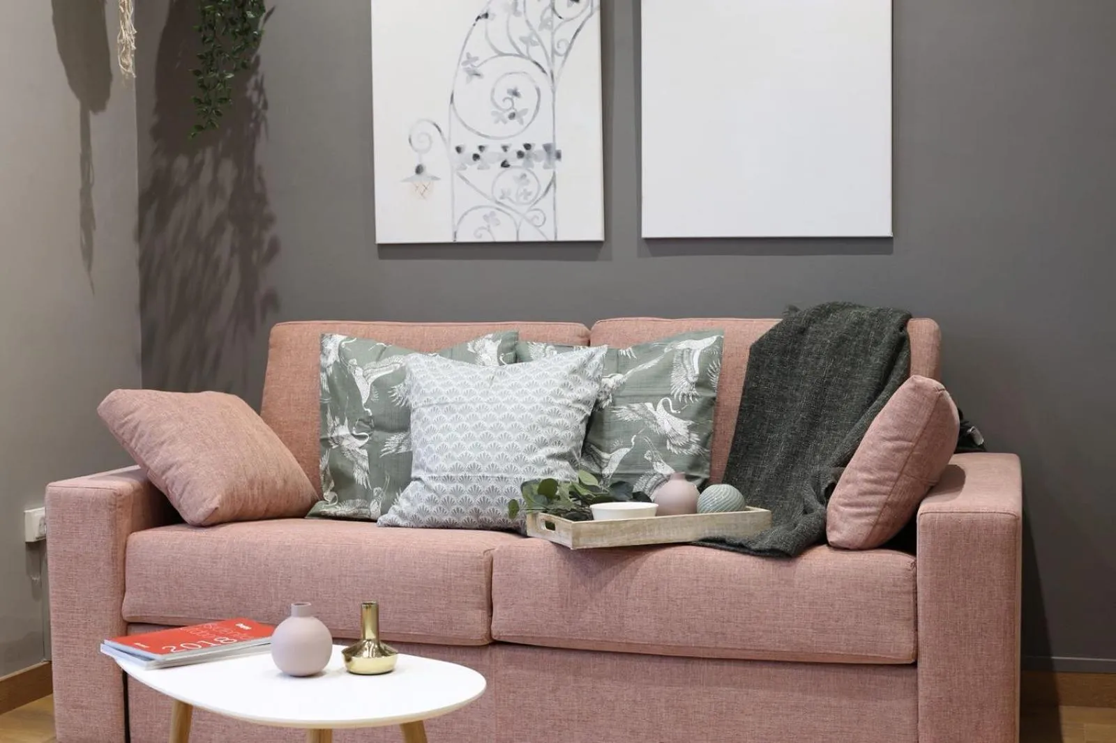 Living room in Suite Place Barcelona Còrsega