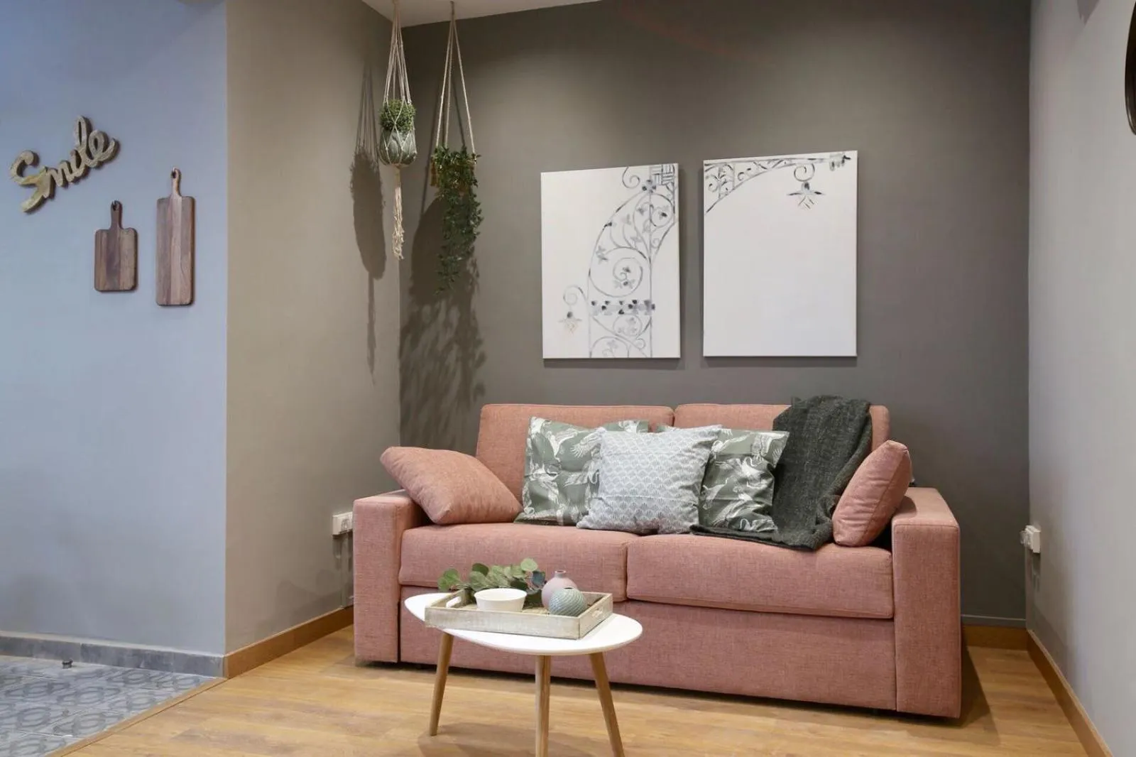 Living room in Suite Place Barcelona Còrsega