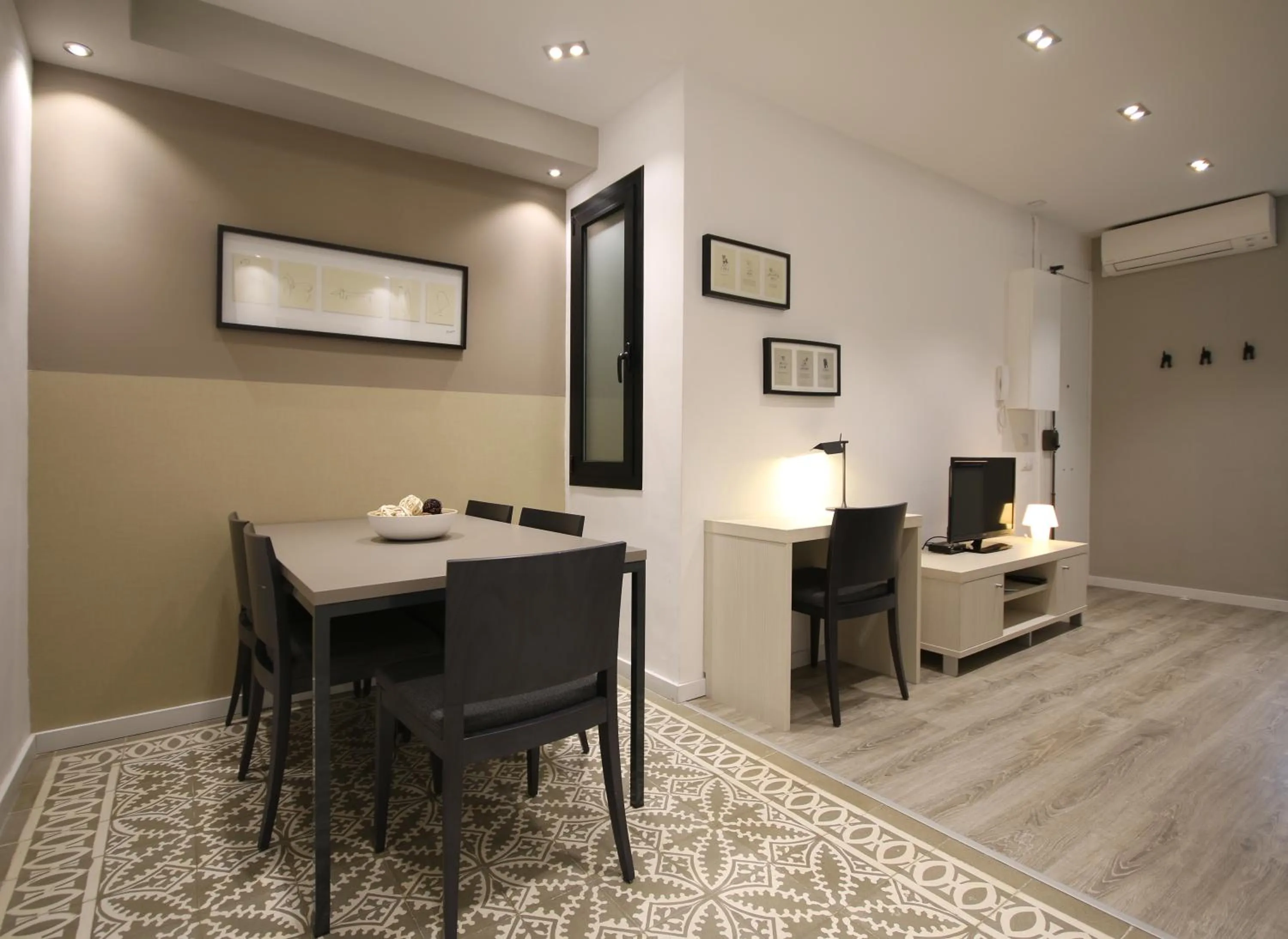 Living room in Suite Place Barcelona Còrsega