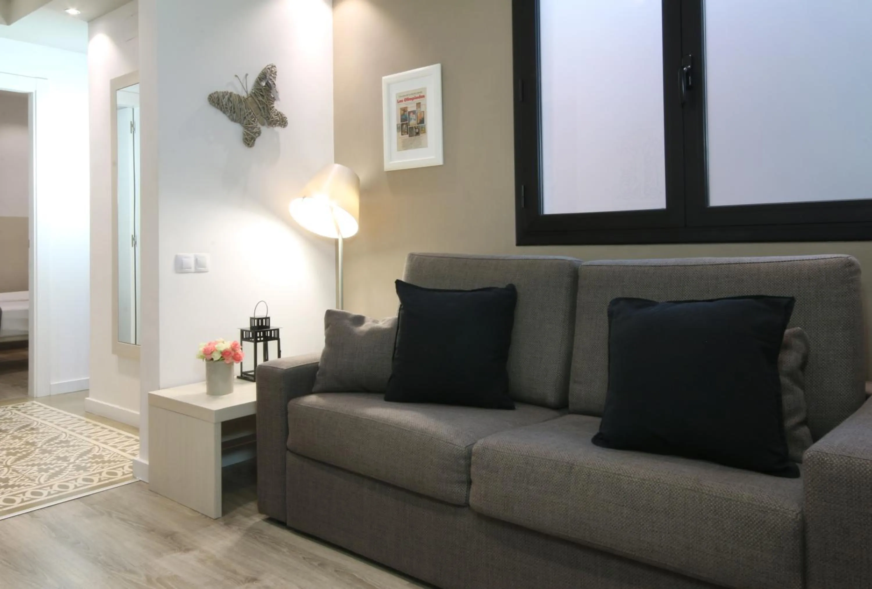 Living room in Suite Place Barcelona Còrsega