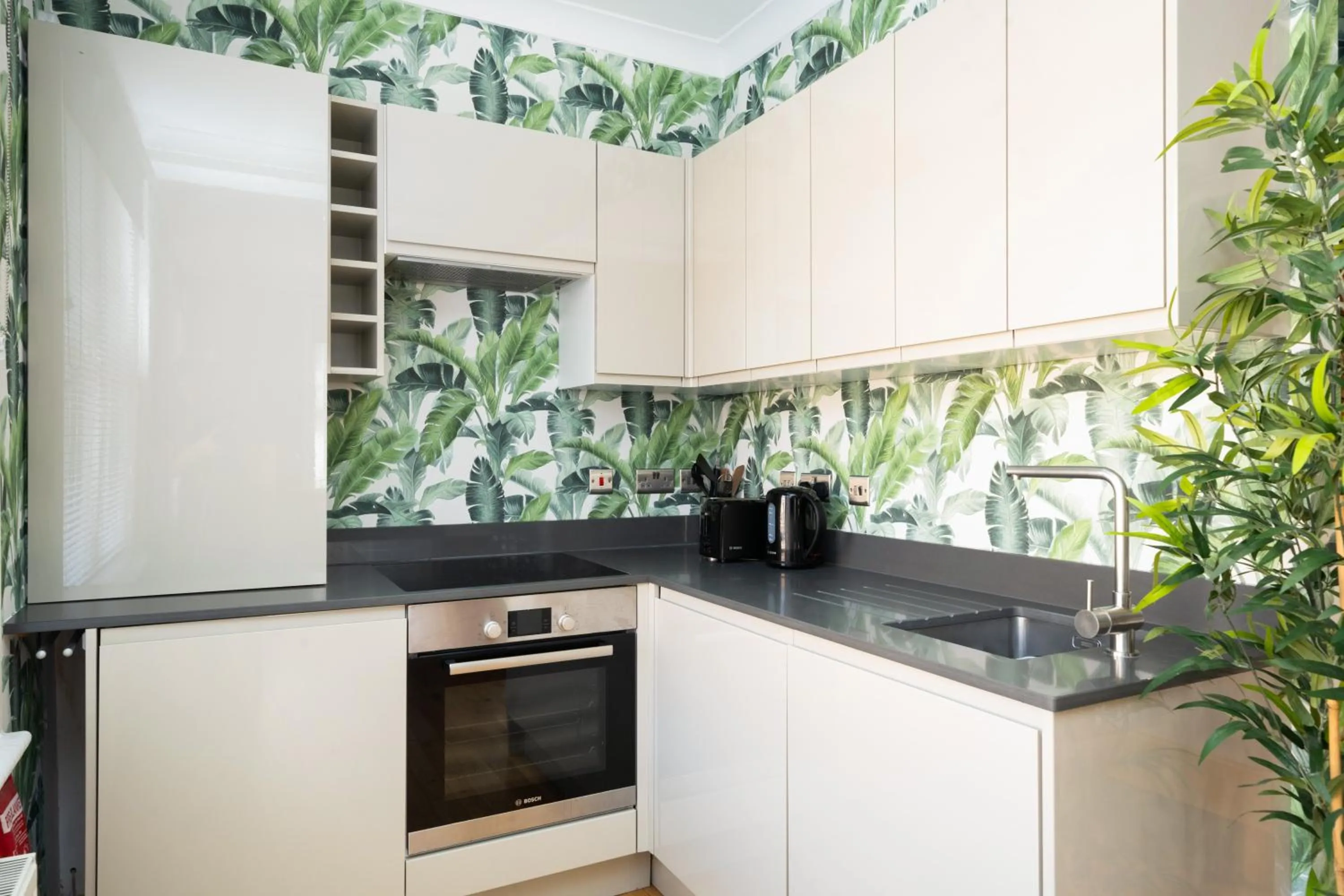 Kitchen or kitchenette in Crashpads Shoreditch Brick Lane Mini Lofts