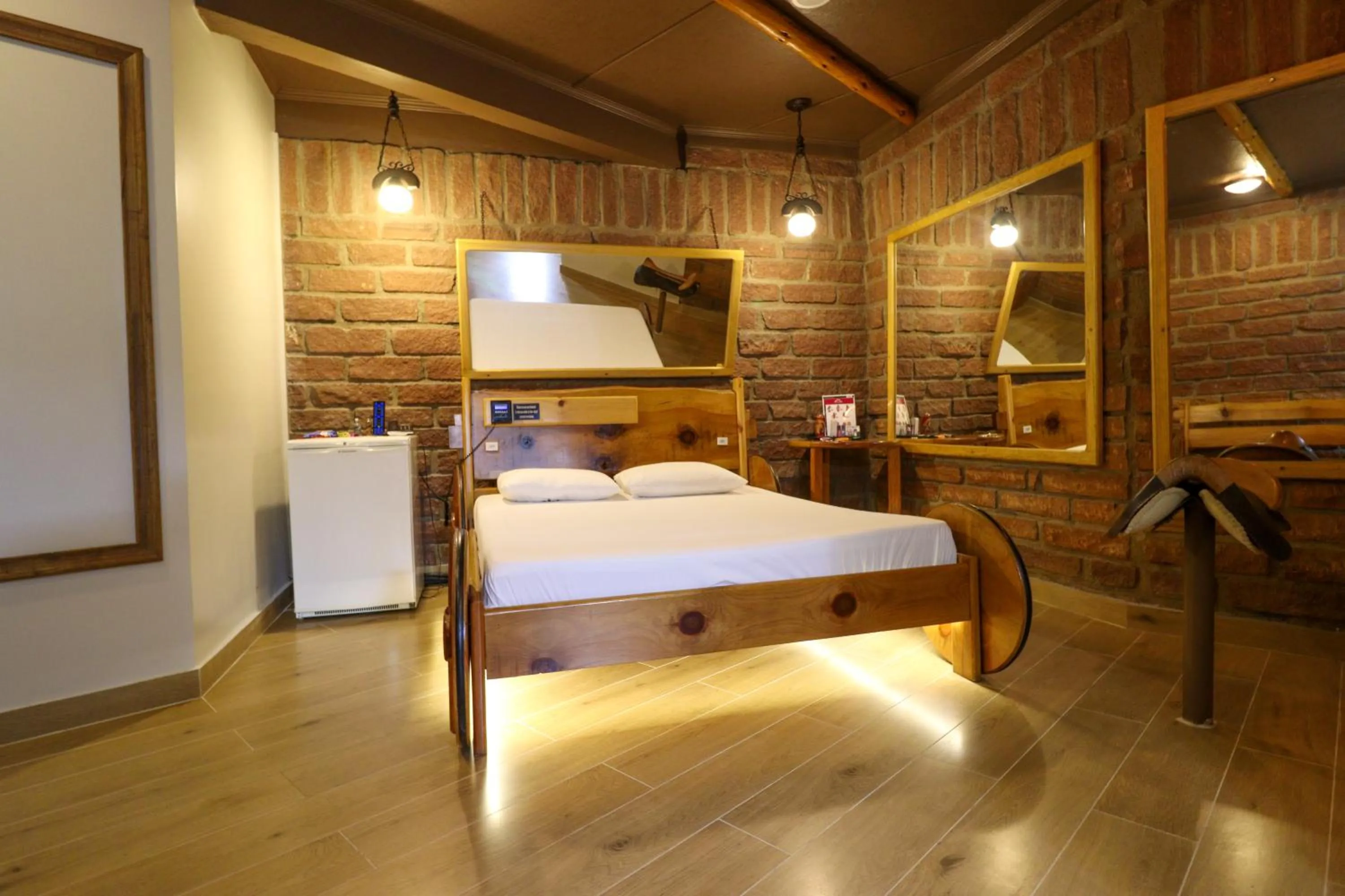 Bed in Motel Casa de Pedra