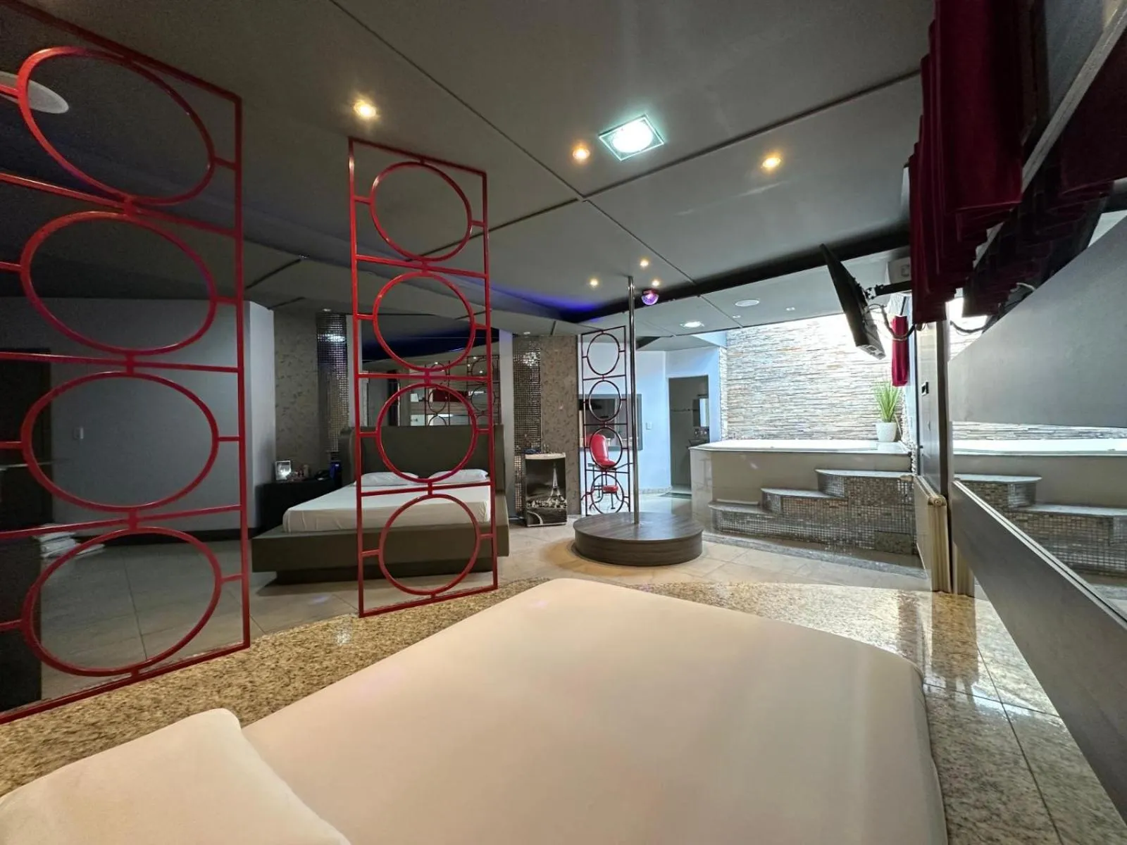 Bed in Motel Casa de Pedra