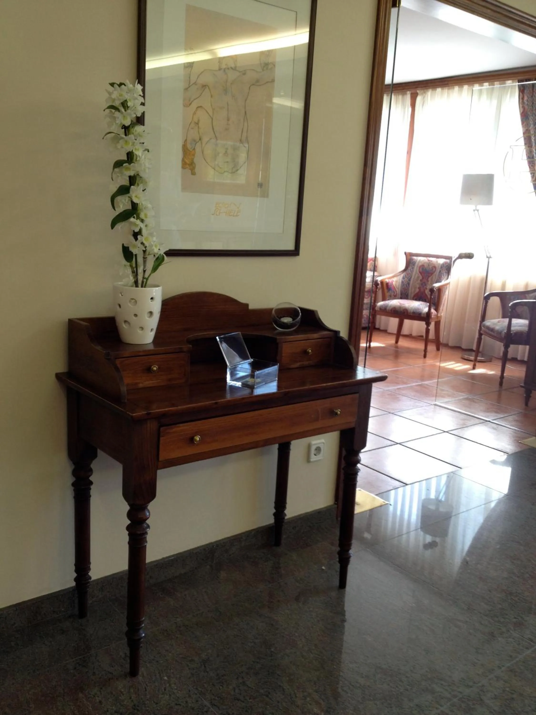 Lobby or reception in Hotel Xalet Verdú